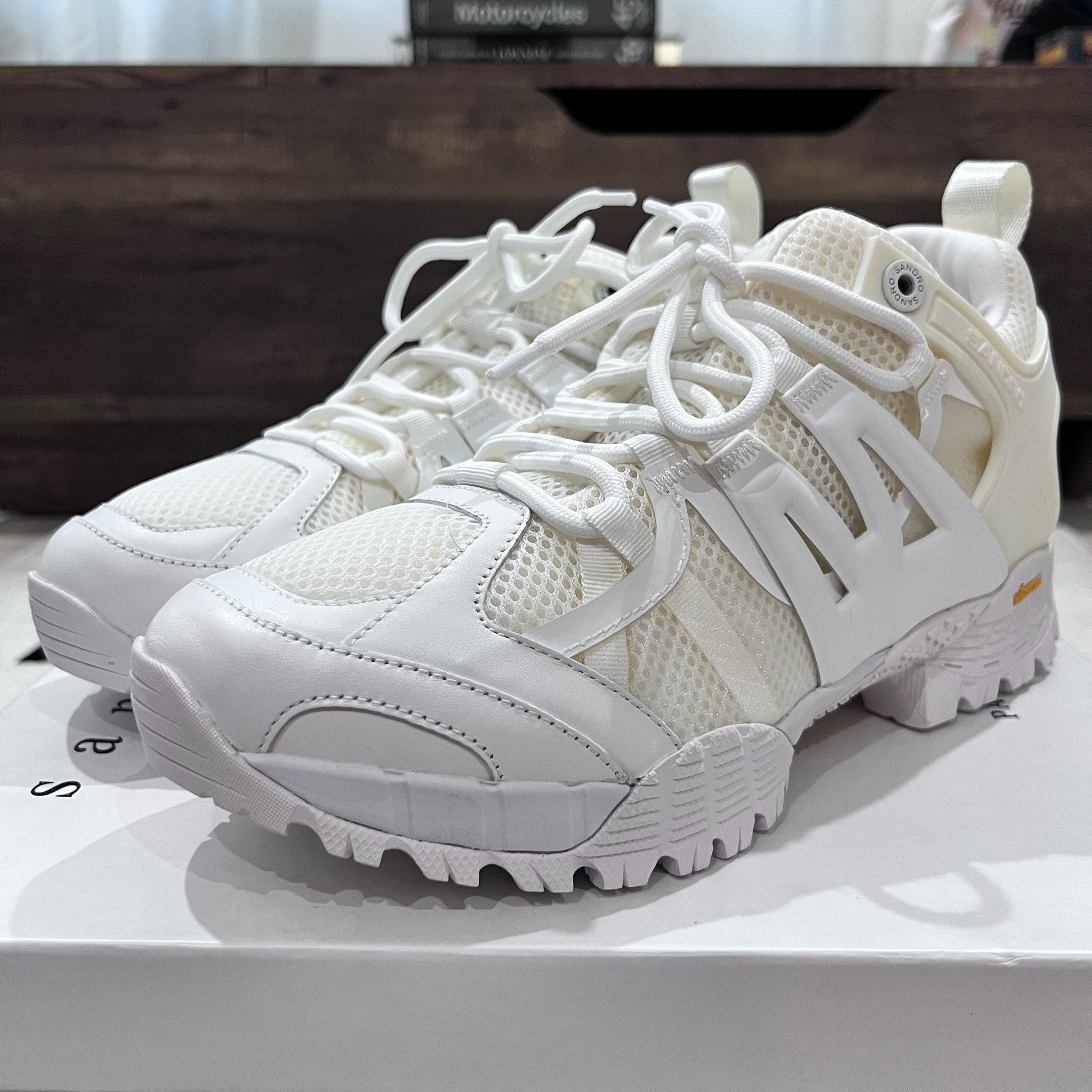 Sandro Sandro Paris Atomic H19 Monochrome Dad Chunky Sneakers Size US 9 / EU 42 - 2 Thumbnail