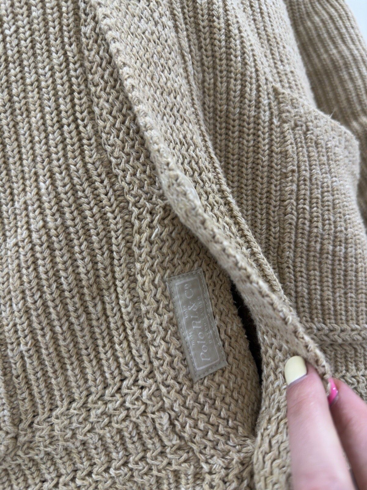 Polo Ralph Lauren POLO RALPH LAUREN MENS CARDIGAN KNIT SWEATER COTTON Size US XL / EU 56 / 4 - 7 Thumbnail