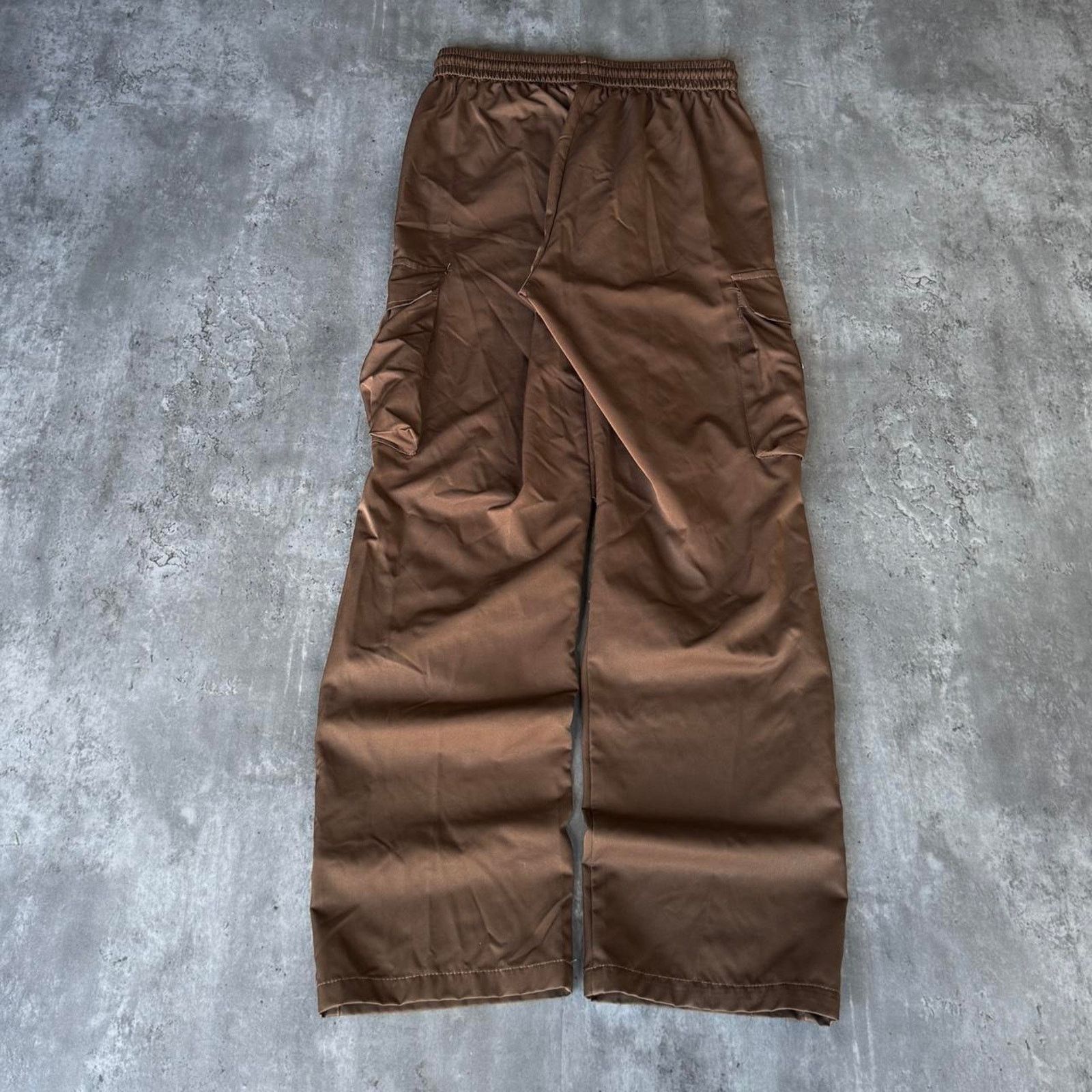 Japanese Brand × Vintage Vintage Y2K Chocolate Brown Grunge Opium Cargo Pants Size US 29 - 2 Thumbnail