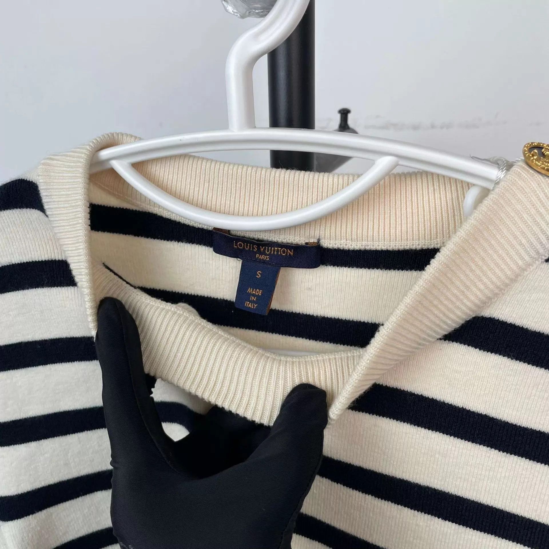 Louis Vuitton LV Wool Striped Short-Sleeve S Size S / US 4 / IT 40 - 9 Thumbnail