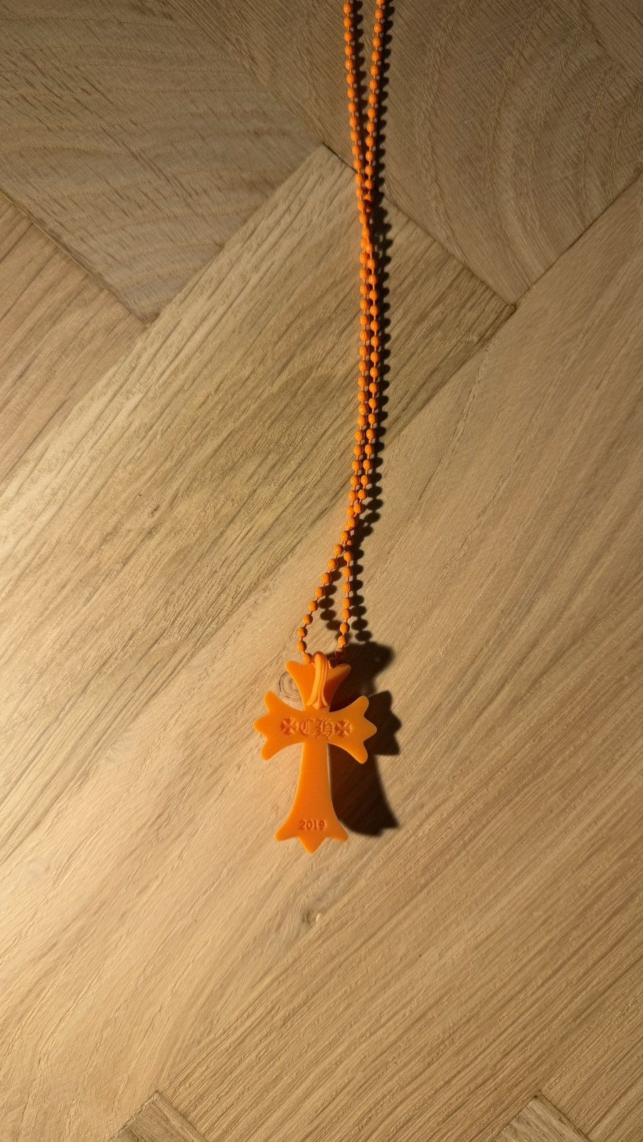 Chrome Hearts Chrome Hearts orange silicone necklace Size ONE SIZE - 4 Thumbnail