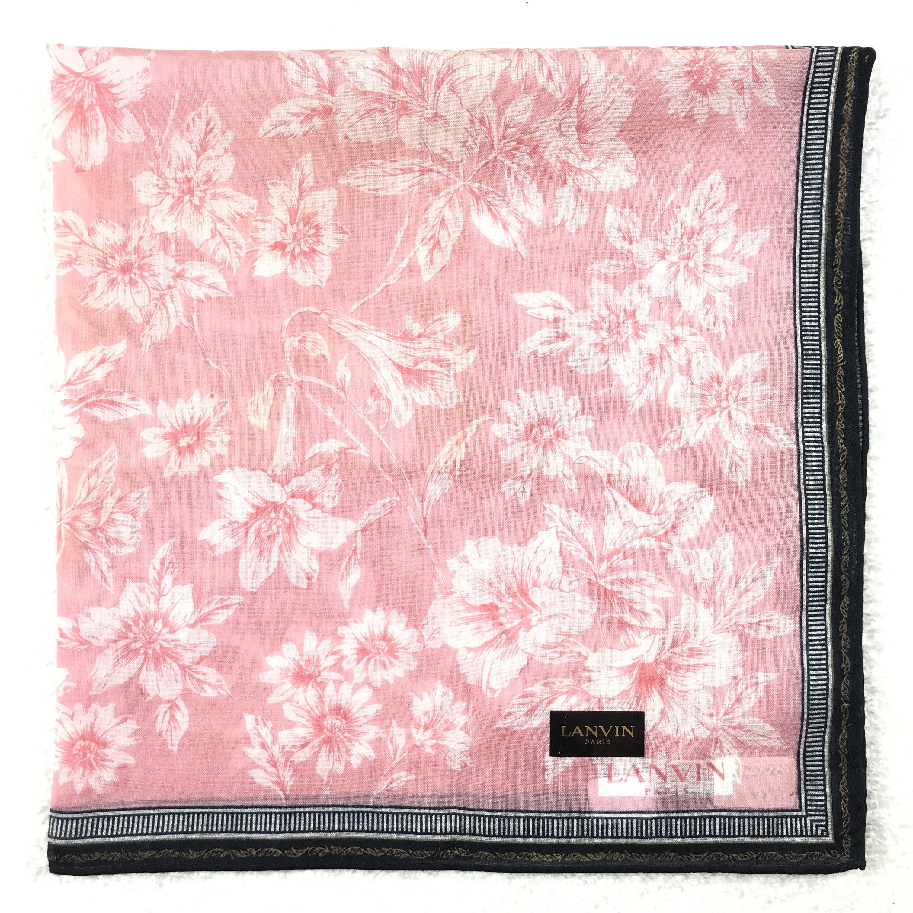 Designer × Lanvin × Vintage Vintage Lanvin Bandana Neckerchief Handkerchief Size ONE SIZE - 2 Thumbnail