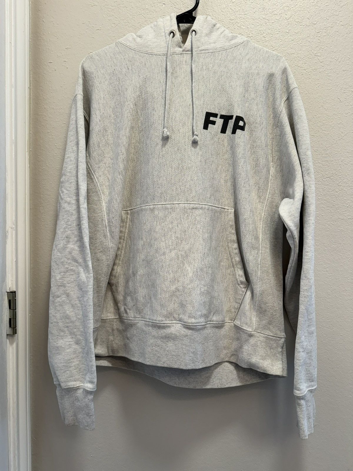Champion × Fuck The Population FTP Grey Champion hoodie (reverse weave) Size US M / EU 48-50 / 2 - 1 Thumbnail
