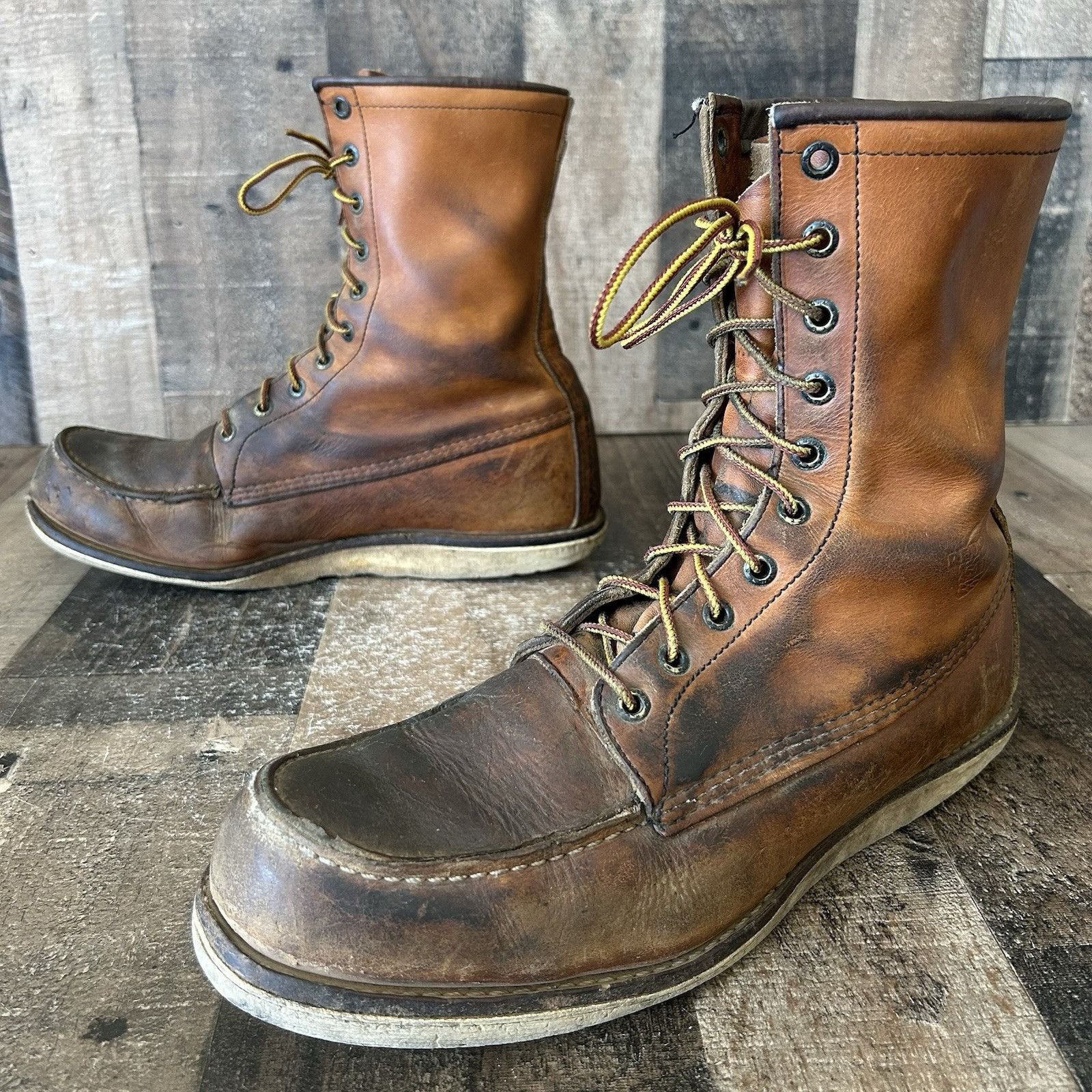 Red Wing Red Wing 10877 Moc Toe Work Boots Mens 11.5 D Size US 11.5 / EU 44-45 - 1 Thumbnail