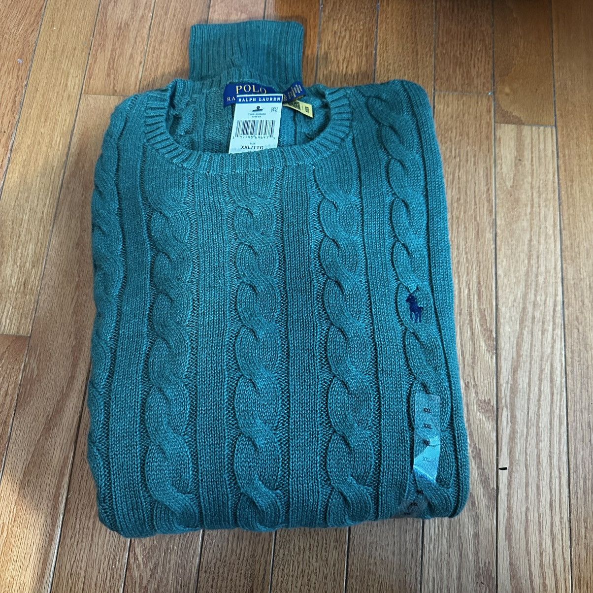 Polo Ralph Lauren NWT Polo Ralph Lauren Roving Cable Knit Pullover Sweater Size US XXL / EU 58 / 5 - 1 Thumbnail