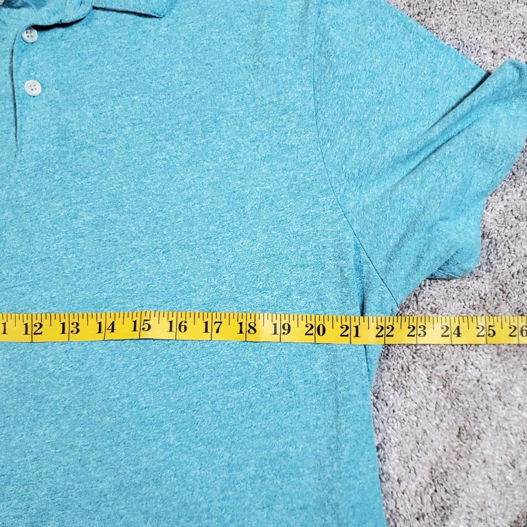 Old Navy Old Navy Polo Shirt Mens XL Short Sleeve Solid Blue Cotton Blend Knit Polo Shirt Regular Fit Mens XL Blue Polo Shirt Size US XL / EU 56 / 4 - 3 Thumbnail