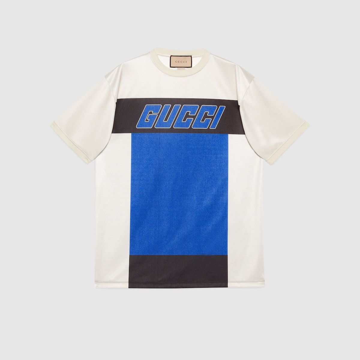 Gucci o1s1wg110125 Gucci Print Jersey T-Shirt in Multicolor Size US L / EU 52-54 / 3 - 1 Thumbnail