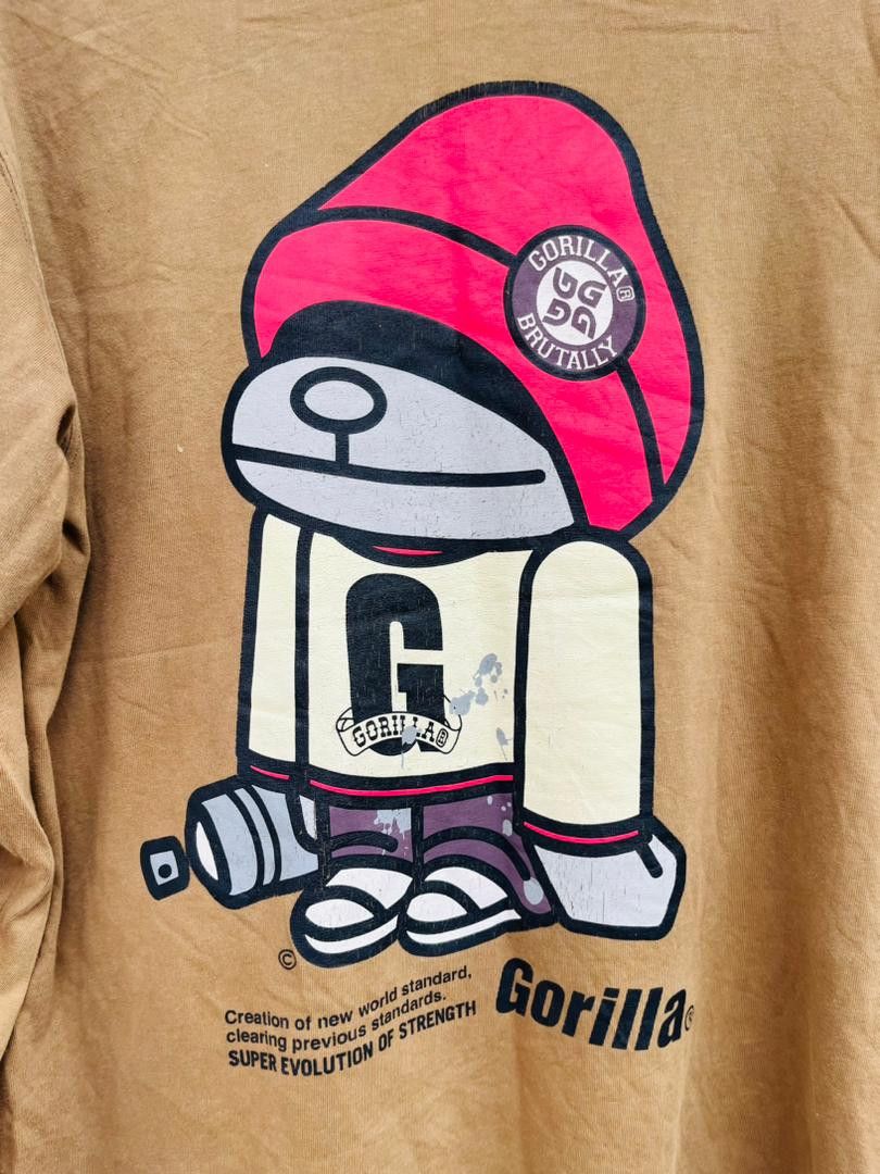 Japanese Brand Vintage Gorilla Hip Hop Designer Fashion Style Size US L / EU 52-54 / 3 - 5 Thumbnail
