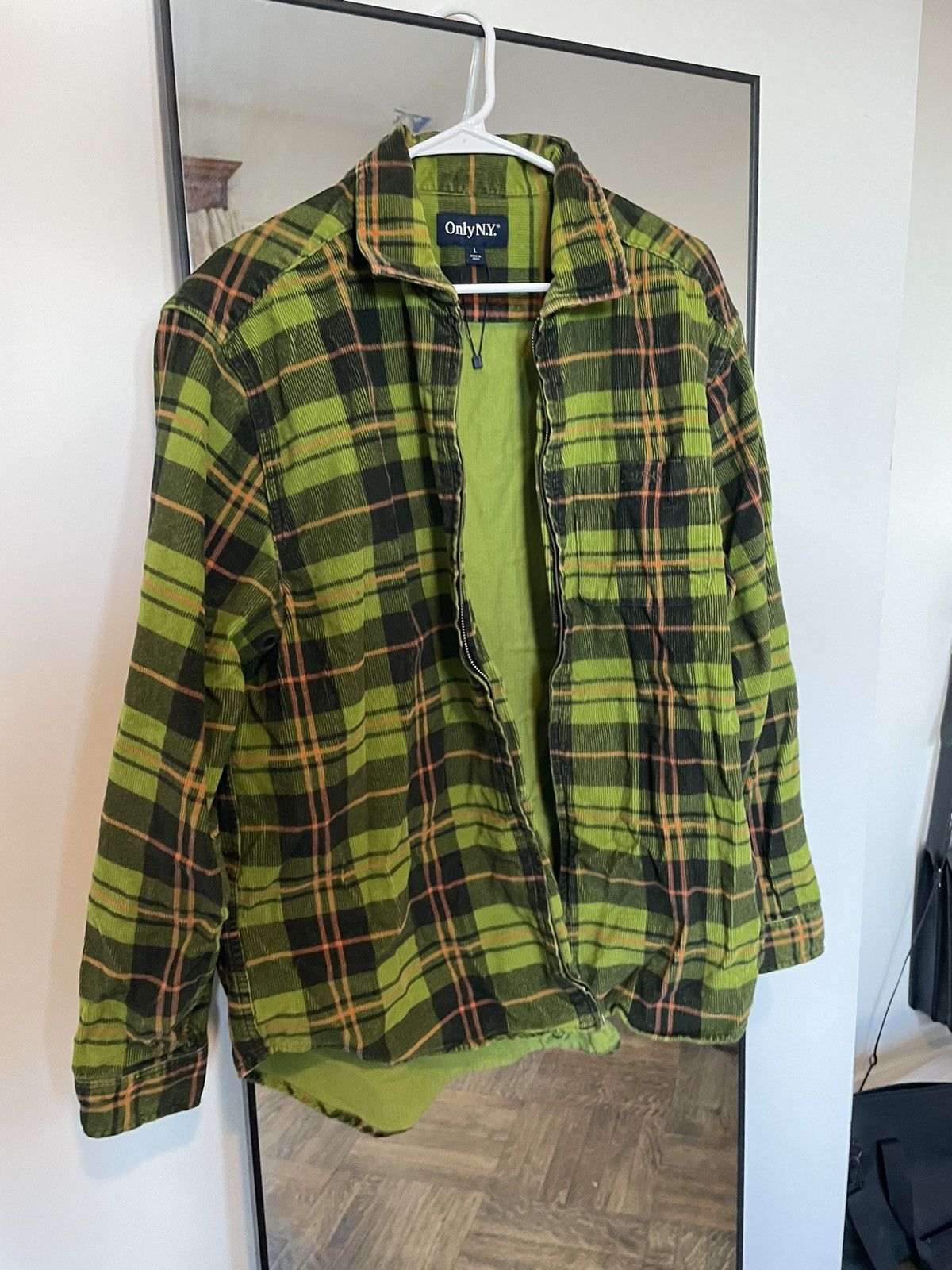 Only NY ONLY NY zip up corduroy flannel Size US L / EU 52-54 / 3 - 5 Thumbnail