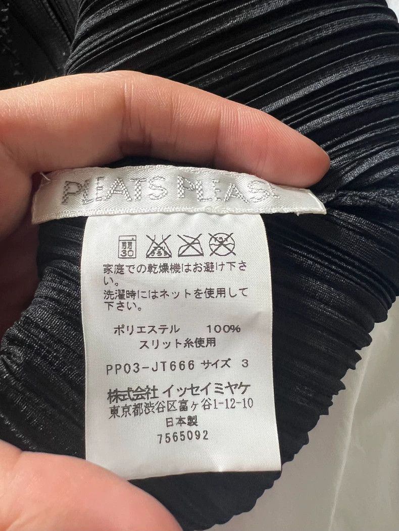 Issey Miyake Issey Miyake size:3 Black embroidered short-sleeved dress Size M / US 6-8 / IT 42-44 - 2 Thumbnail