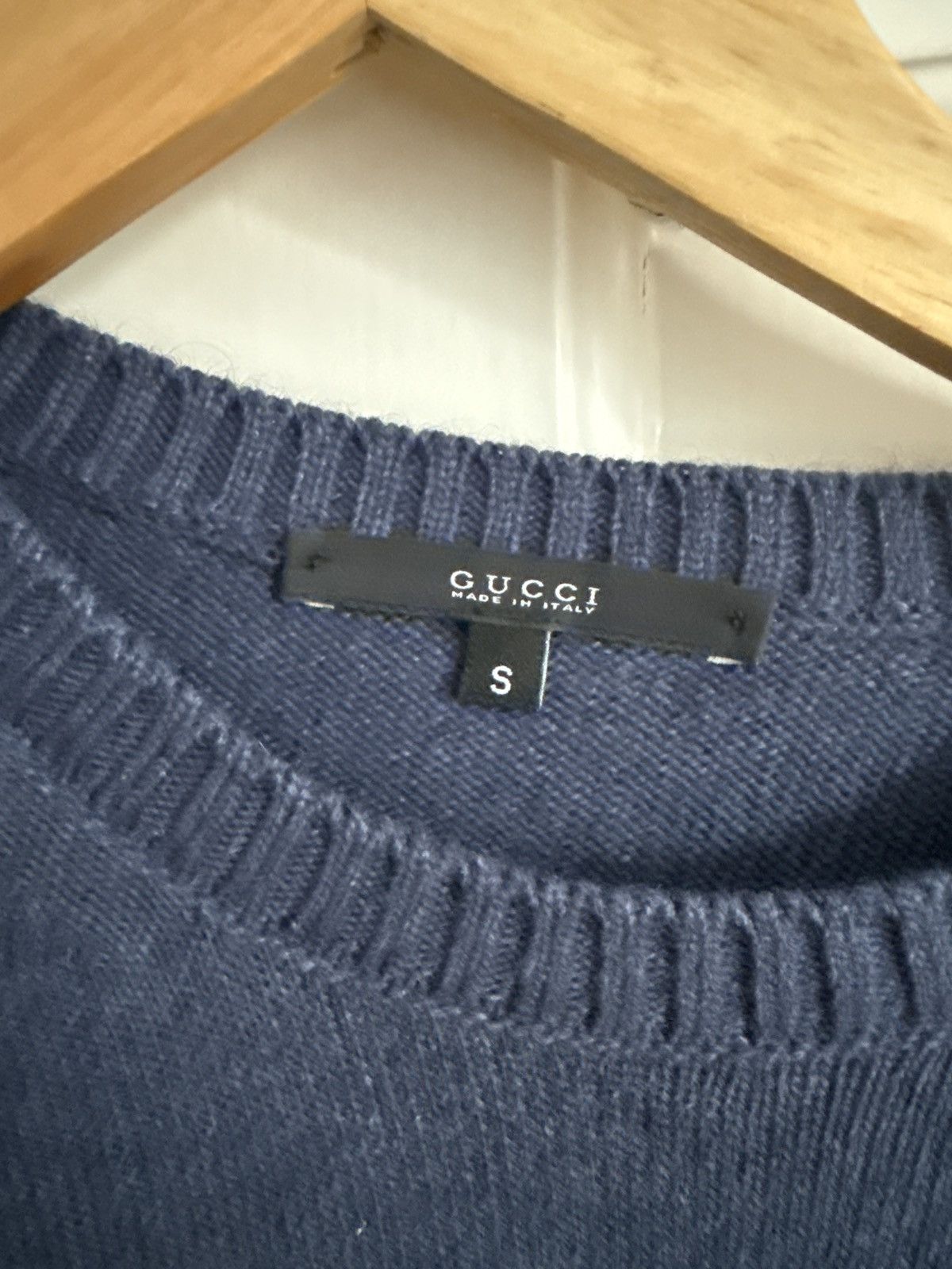 Gucci Gucci silk/alpaca sweater with suede details. Size US S / EU 44-46 / 1 - 7 Thumbnail