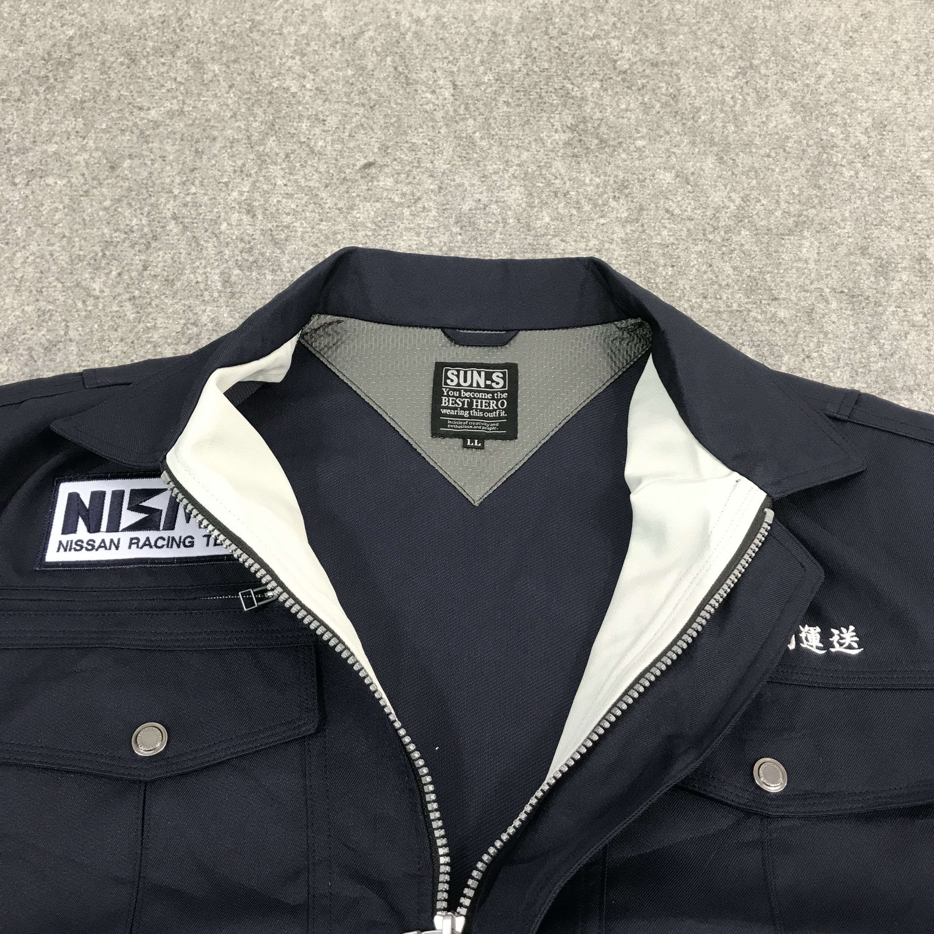 Japanese Brand Vtg nismo nissan racing team custom navy jacket Size US L / EU 52-54 / 3 - 5 Thumbnail