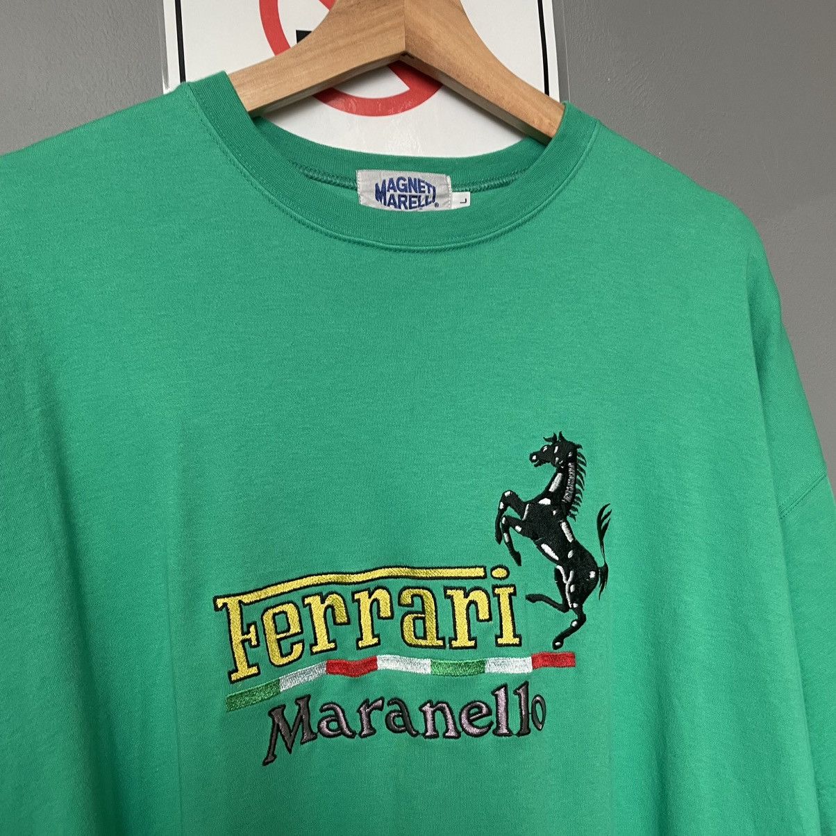 Ferrari Vintage 90s Ferrari Maranello ERD GRUNGE SWEATSHIRT Size US L / EU 52-54 / 3 - 2 Thumbnail