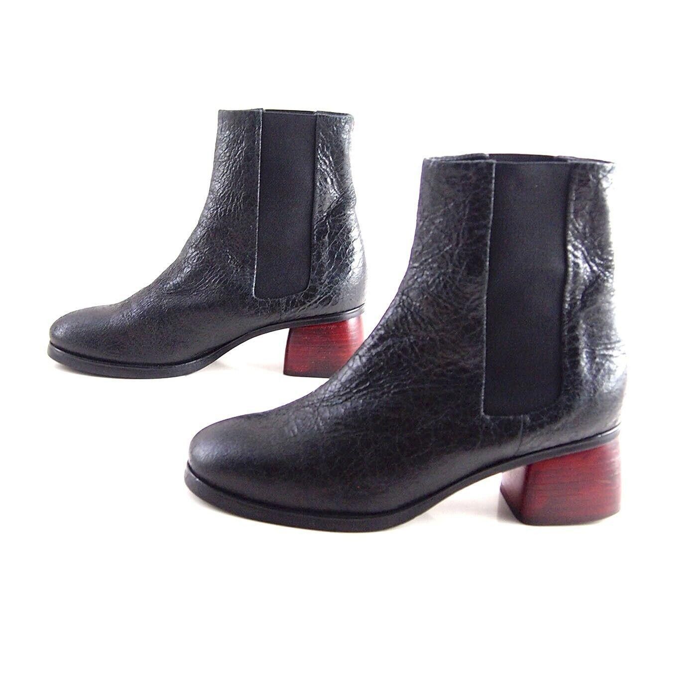 Halmanera Halmanera Chelsea Boots Black Leather US 39 EU 9 $520 Size US 9 / IT 39 - 2 Thumbnail