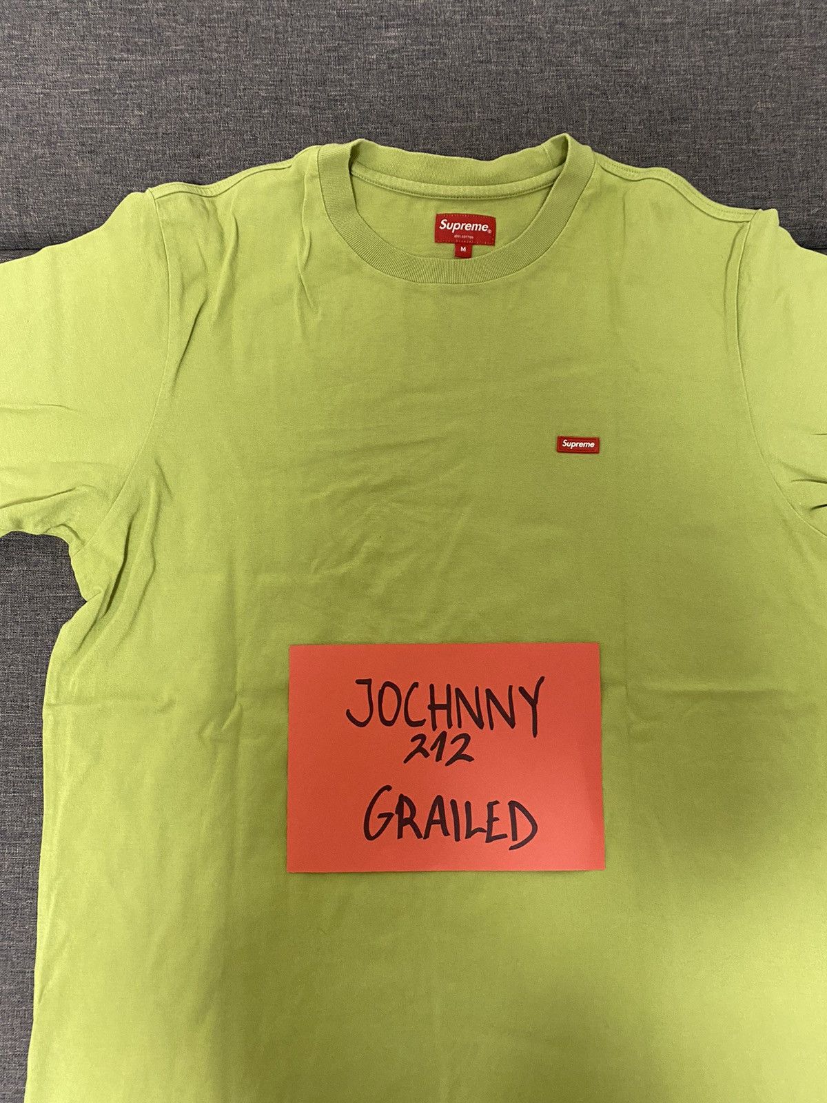 Supreme Supreme small chest box logo basic tee Size US M / EU 48-50 / 2 - 7 Thumbnail