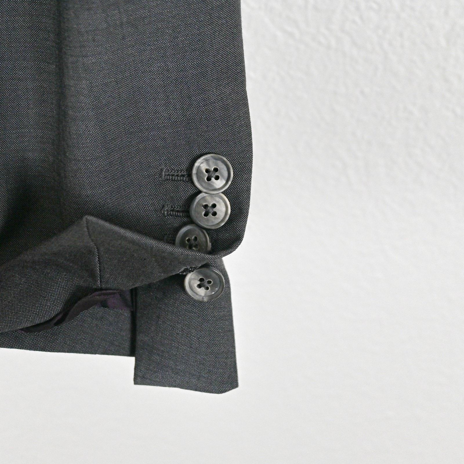John Varvatos John Varvatos Collection Gray Suit Peak Lapal Wool Mohair Size 42R - 5 Thumbnail