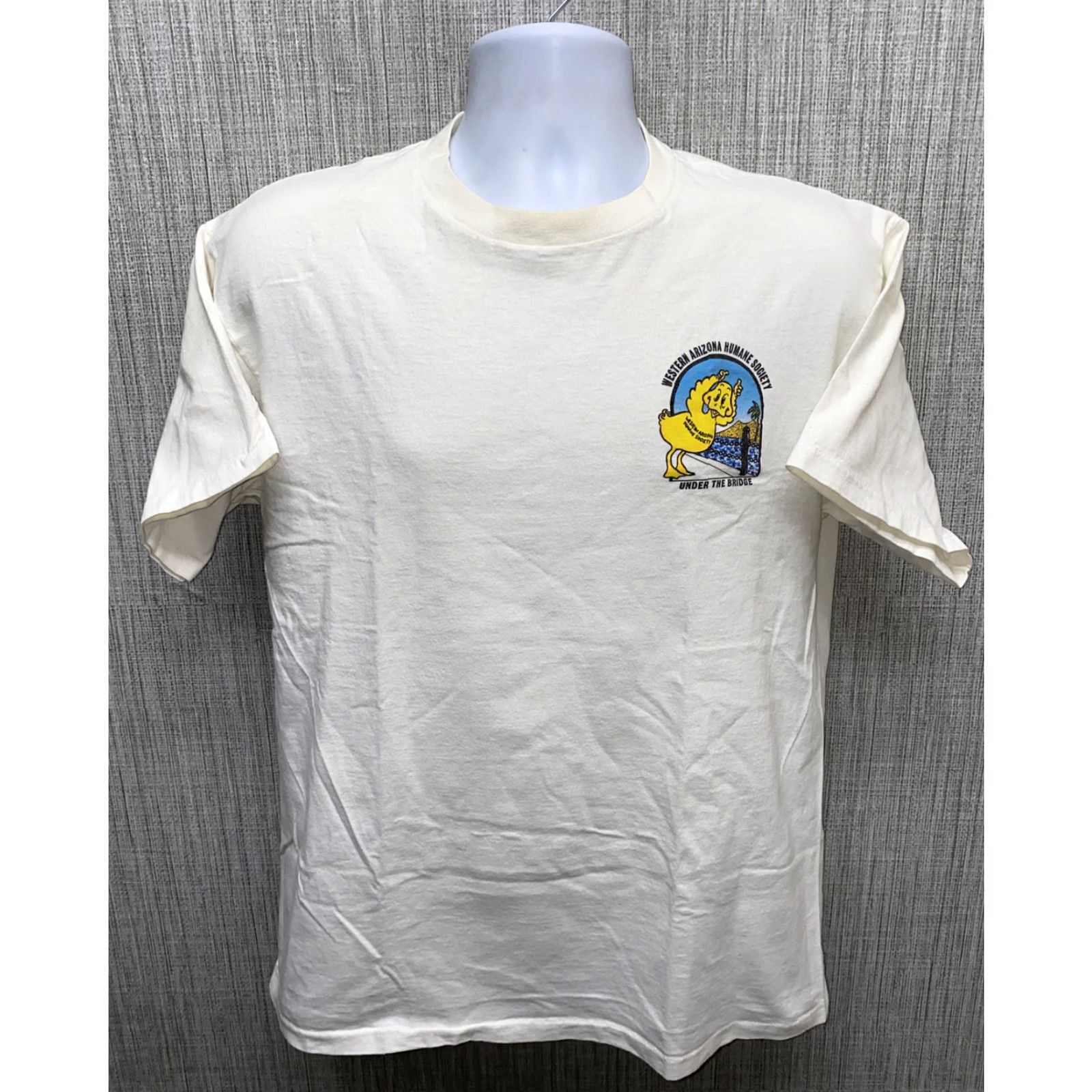 Vintage Powerpro Oneita Mens Beige WESTERN ARIZONA Short Sleeve T-Shirt L Size US L / EU 52-54 / 3 - 2 Thumbnail