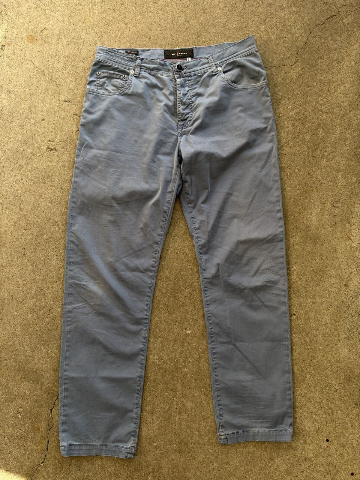 Kiton Kiton Blue Slim Fit Pants Size US 34 / EU 50 - 1 Thumbnail