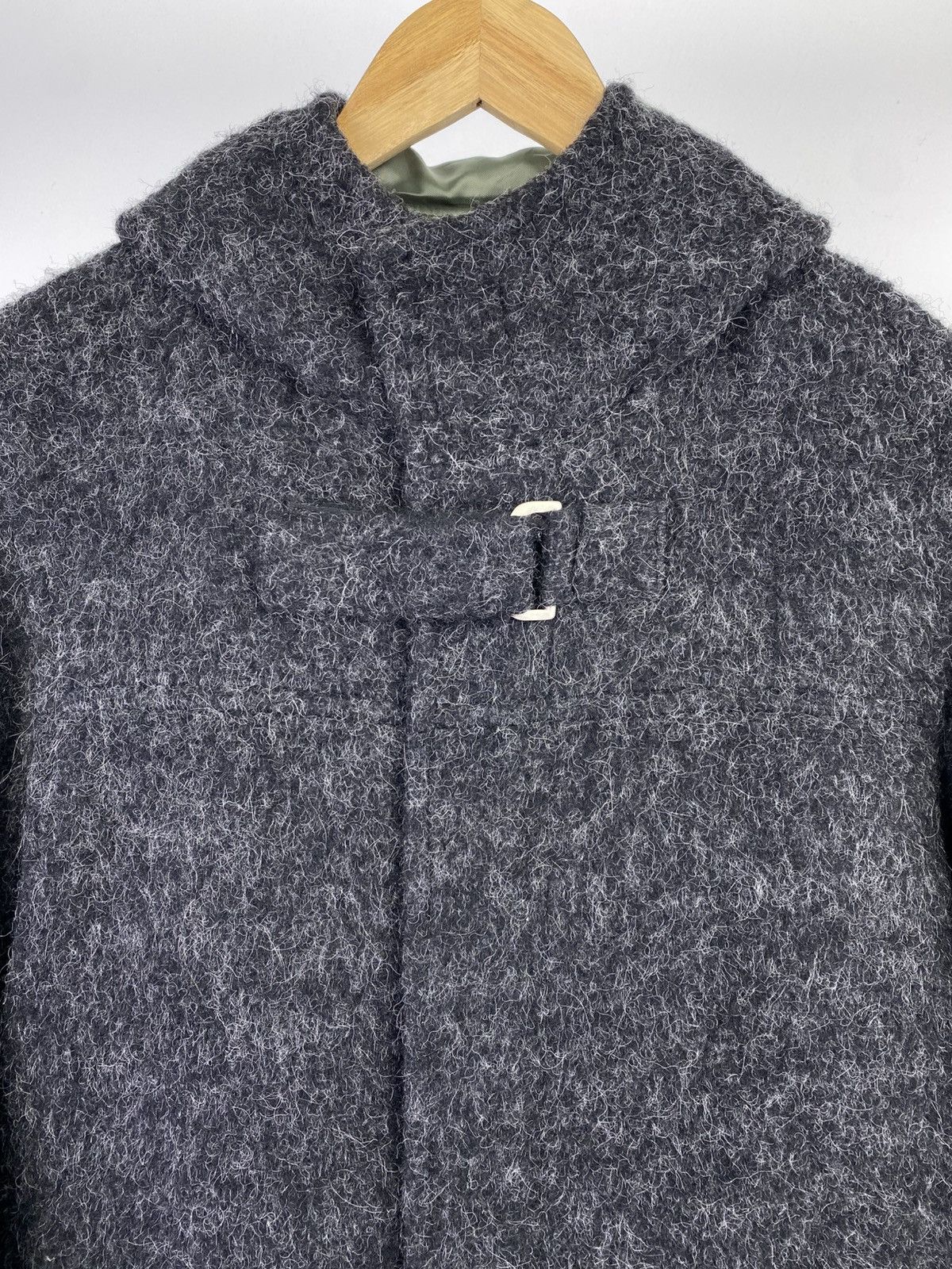 Japanese Brand 2000’s PPFM Mohair Hooded Long Jacket Size US M / EU 48-50 / 2 - 5 Thumbnail