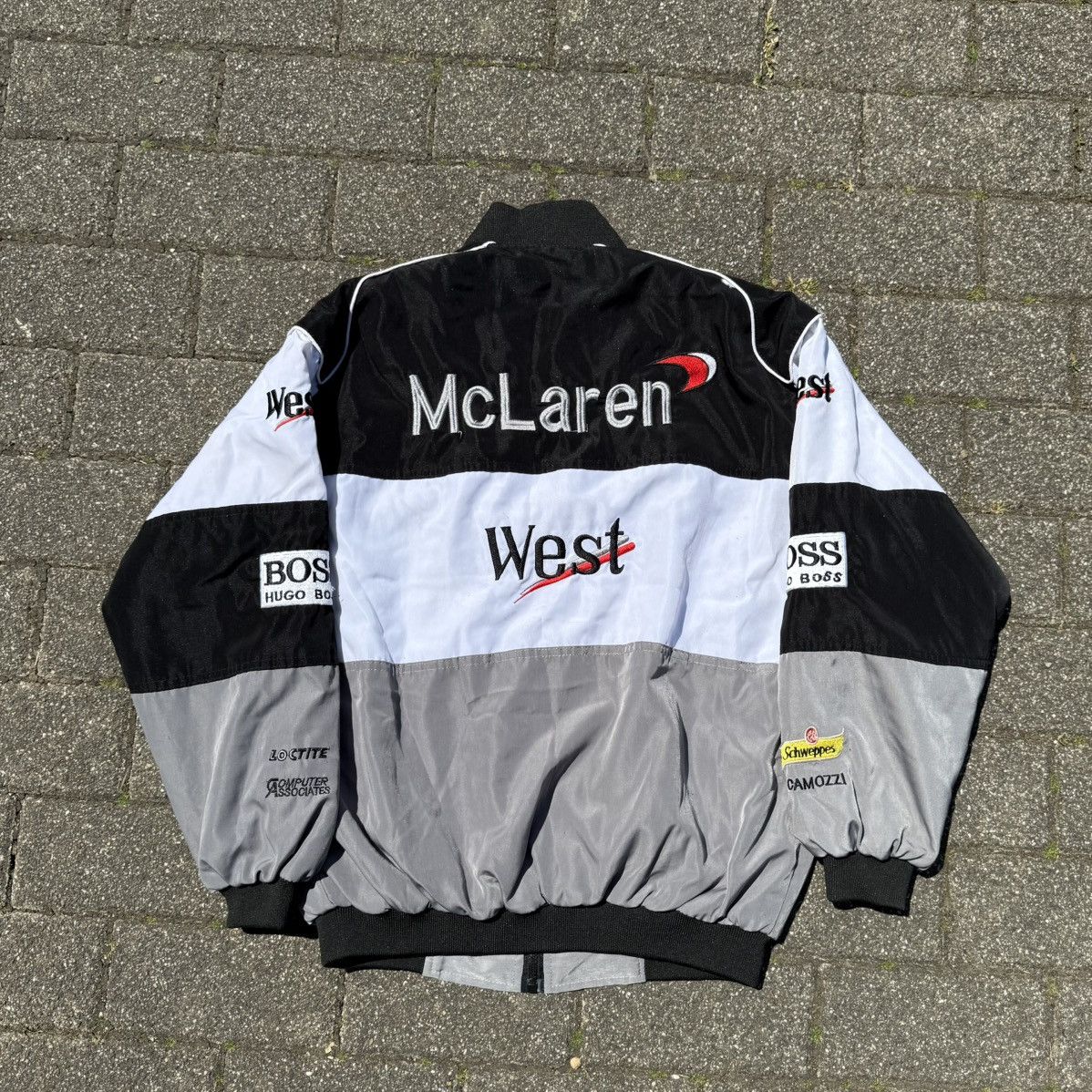 Vintage Vintage Racing Jacket Mercedes Mclaren Warsteiner Size US S / EU 44-46 / 1 - 2 Thumbnail