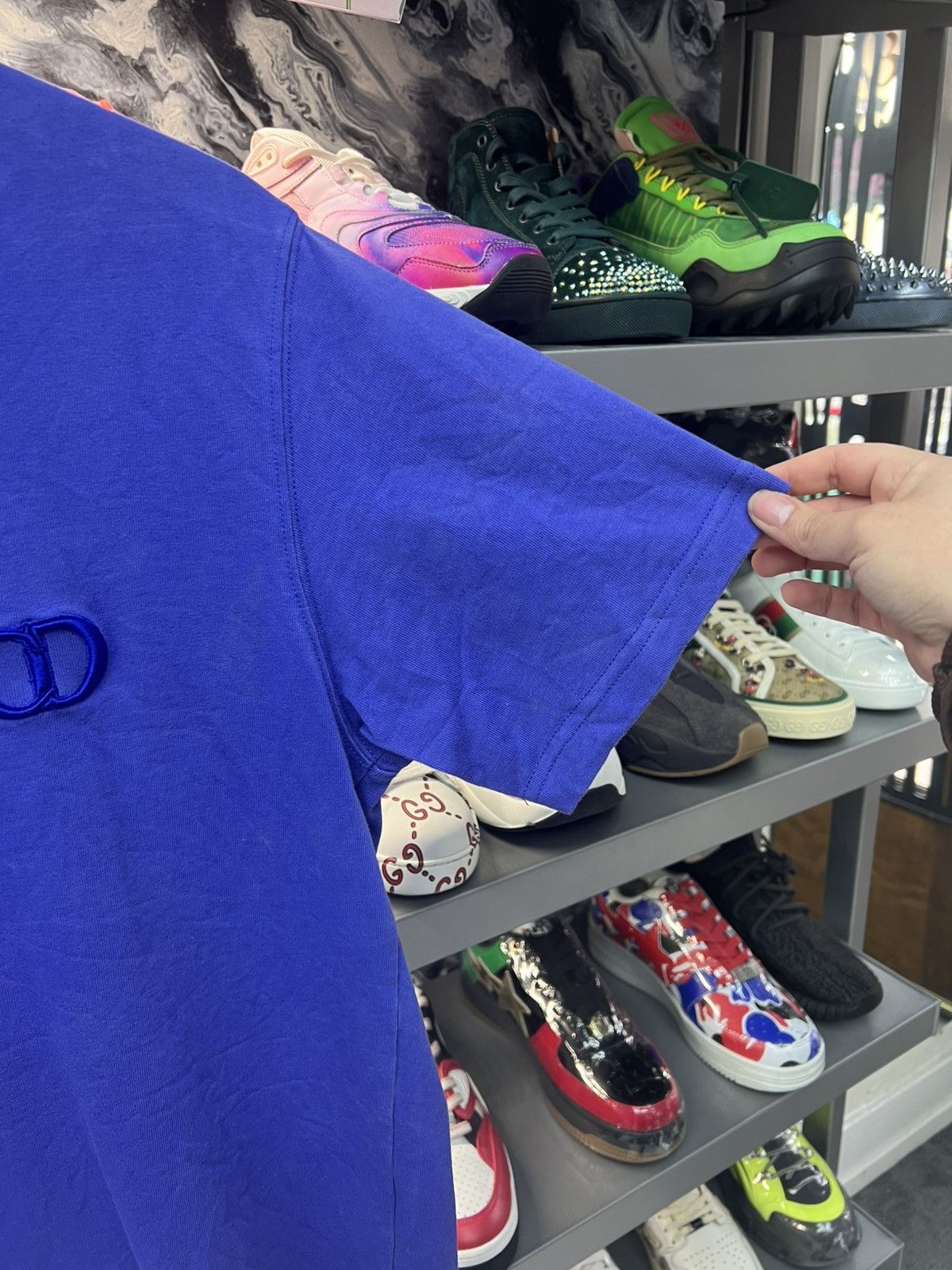 Dior Dior CD Purple Icon Tee Size US M / EU 48-50 / 2 - 3 Thumbnail
