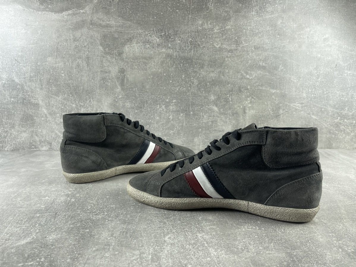 Moncler Moncler Vintage Suede Mid-Top Sneakers Dark Gray Size US 7 / EU 40 - 5 Thumbnail