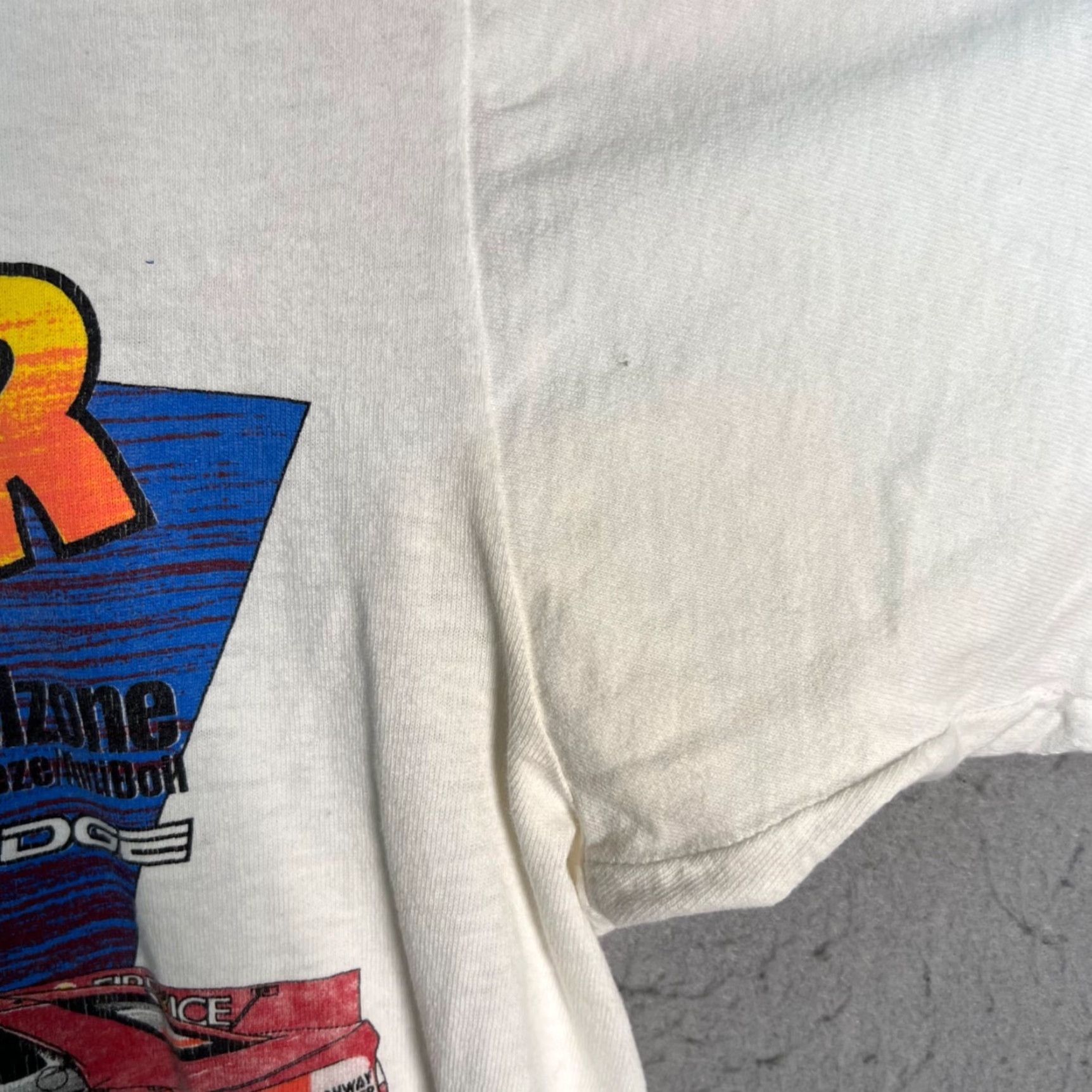 Fruit Of The Loom VTG IROC Trans Am Tommy Archer Dodge Racing White T-Shirt Mens Medium USD USA Made Size US M / EU 48-50 / 2 - 7 Thumbnail