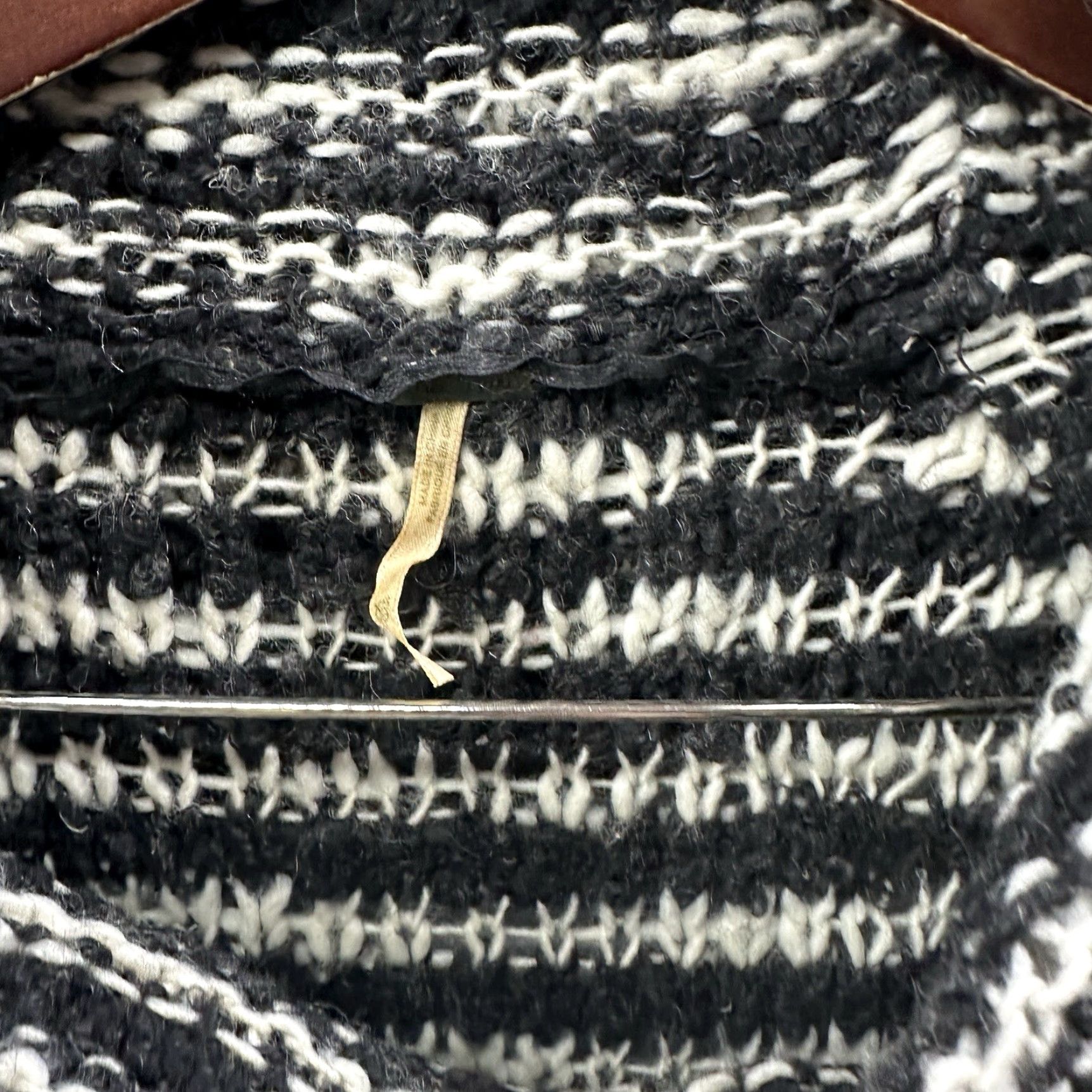 Free People VINTAGE Free People Sweater Women XS Wool Blend Cowl Neck Striped Boho 90s Mens? Size XS / US 0-2 / IT 36-38 - 6 Thumbnail
