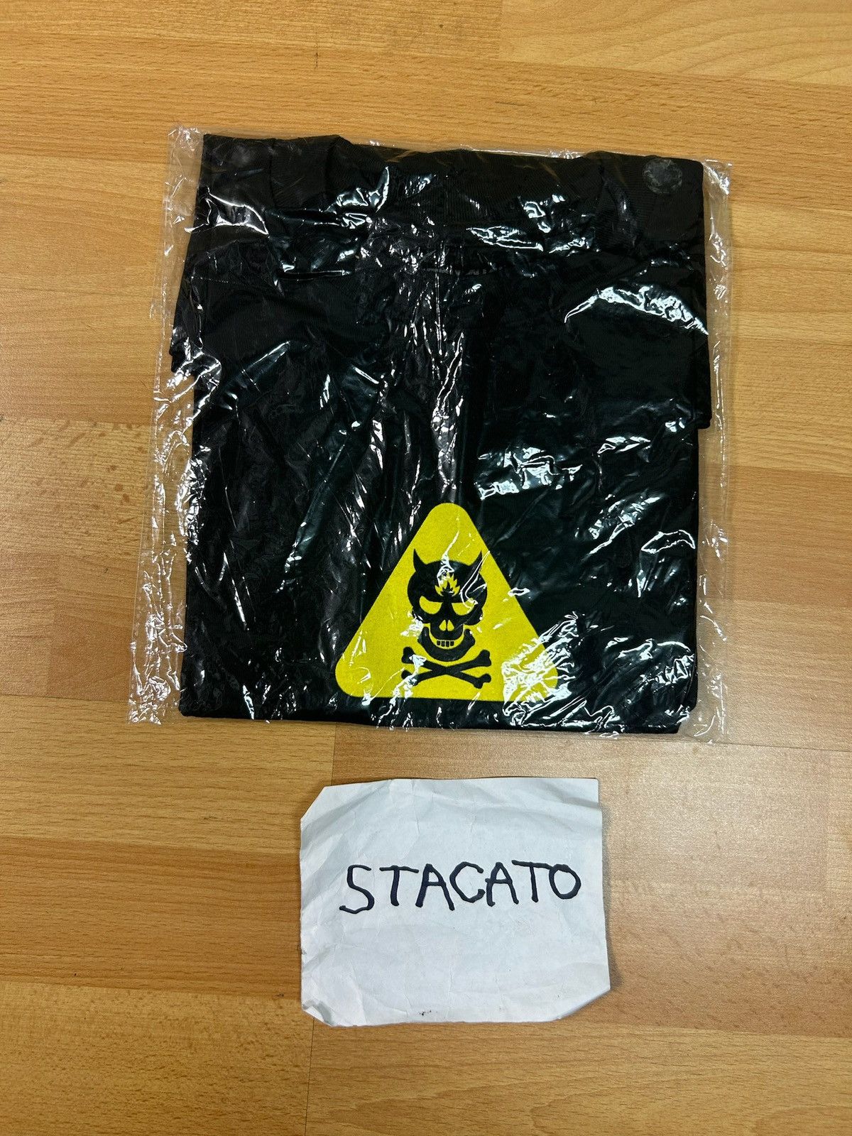 Gnarcotic × Rap Tees Gnarcotic Lil Gnar Skull Cross Bones Warning Sign Tee Black Size US S / EU 44-46 / 1 - 2 Thumbnail