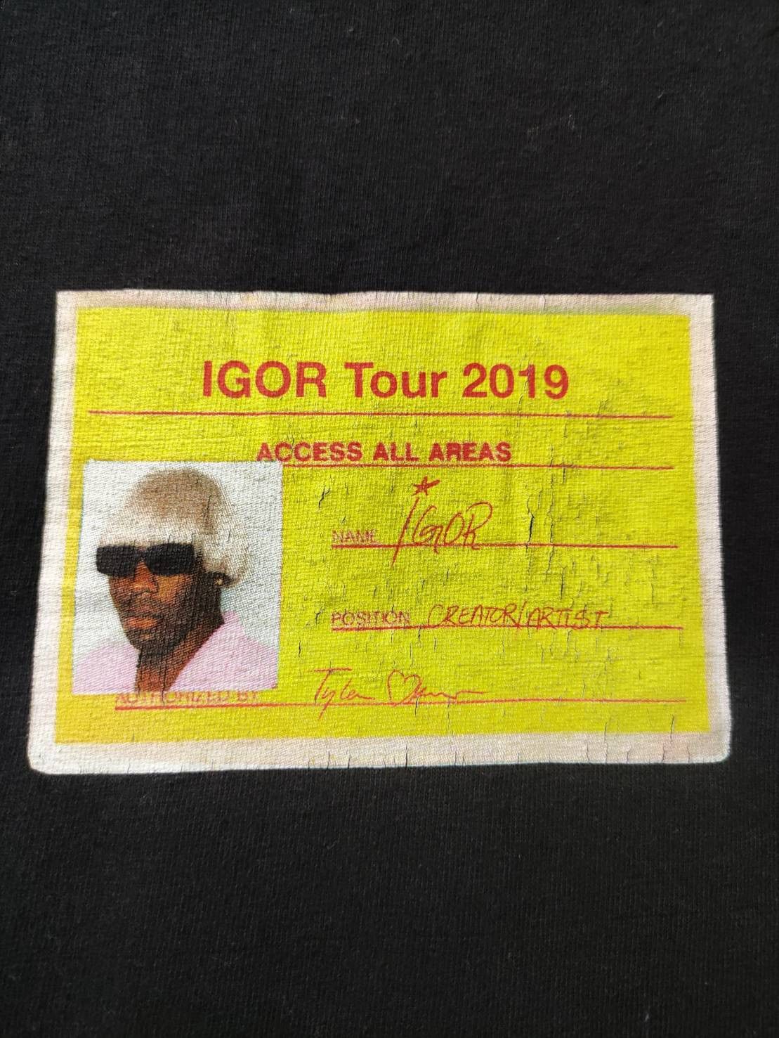 Golf Wang Tyler The Creator " I.D. " Igor Tour 2019 T-Shirt Size US L / EU 52-54 / 3 - 3 Thumbnail