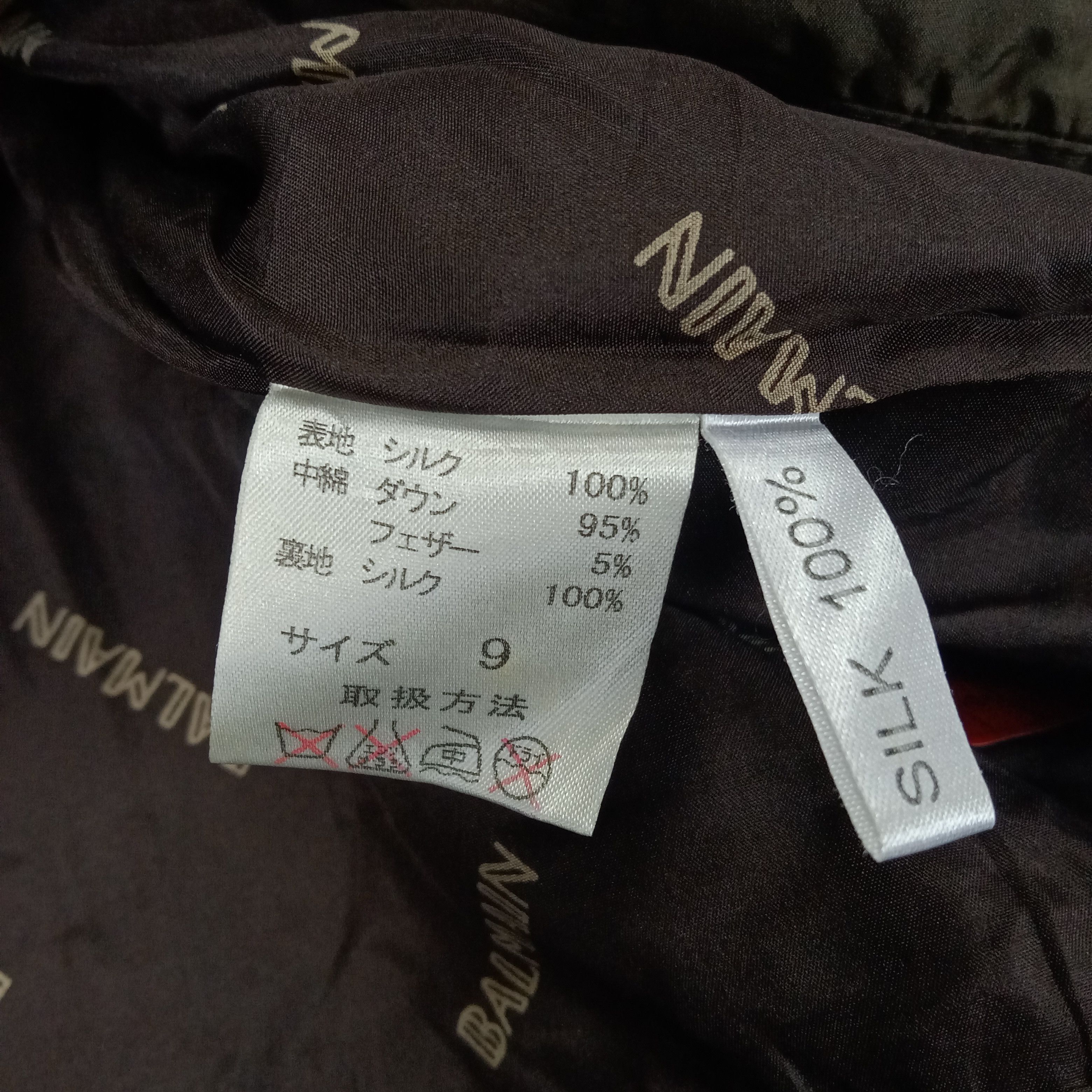 Balmain × Vintage Balmain Paris Luxury Brand Puffer Jacket Size US M / EU 48-50 / 2 - 9 Thumbnail