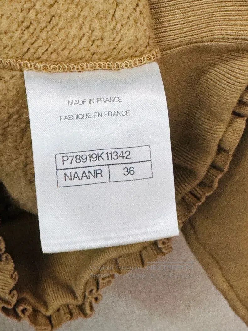 Chanel Chanel Khaki Lambswool Letter Sweatshirt F36. Size US M / EU 48-50 / 2 - 4 Thumbnail