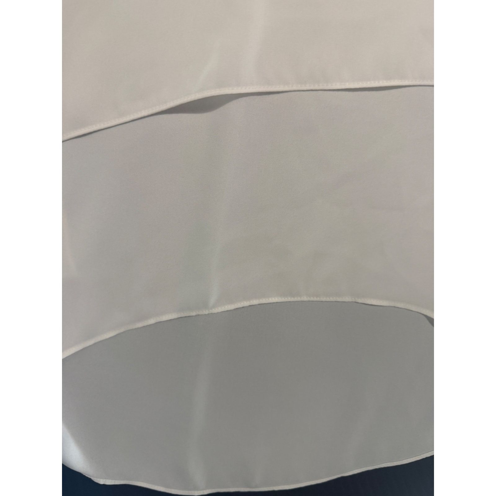White House Black Market White House Black Market Ivory Chiffon Layered Blouse Sz 4 Size S / US 4 / IT 40 - 5 Thumbnail