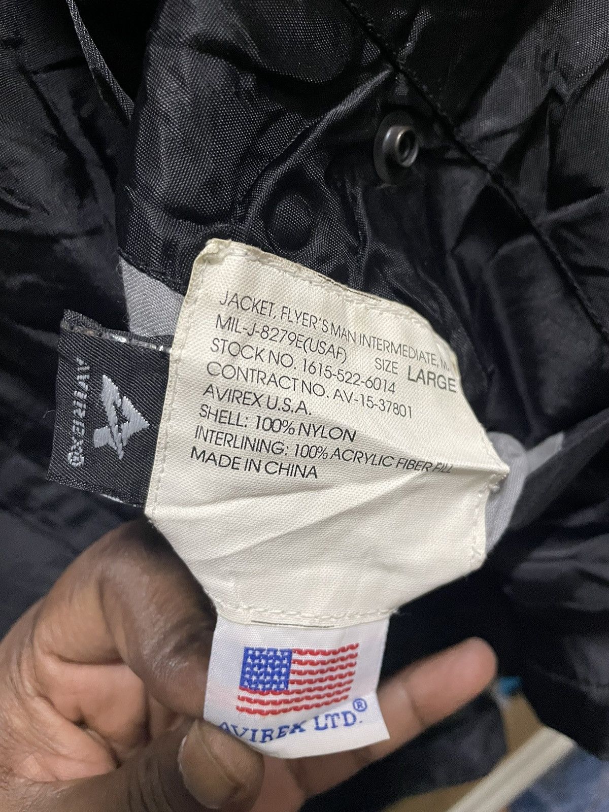 Avirex Vintage Avirex Bomber Jacket Size US L / EU 52-54 / 3 - 7 Thumbnail