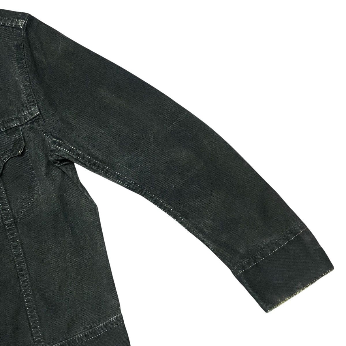 Levi's Vintage Y2k Levi’s Custom Split Bleach Denim Trucker Jacket Size US L / EU 52-54 / 3 - 10 Thumbnail