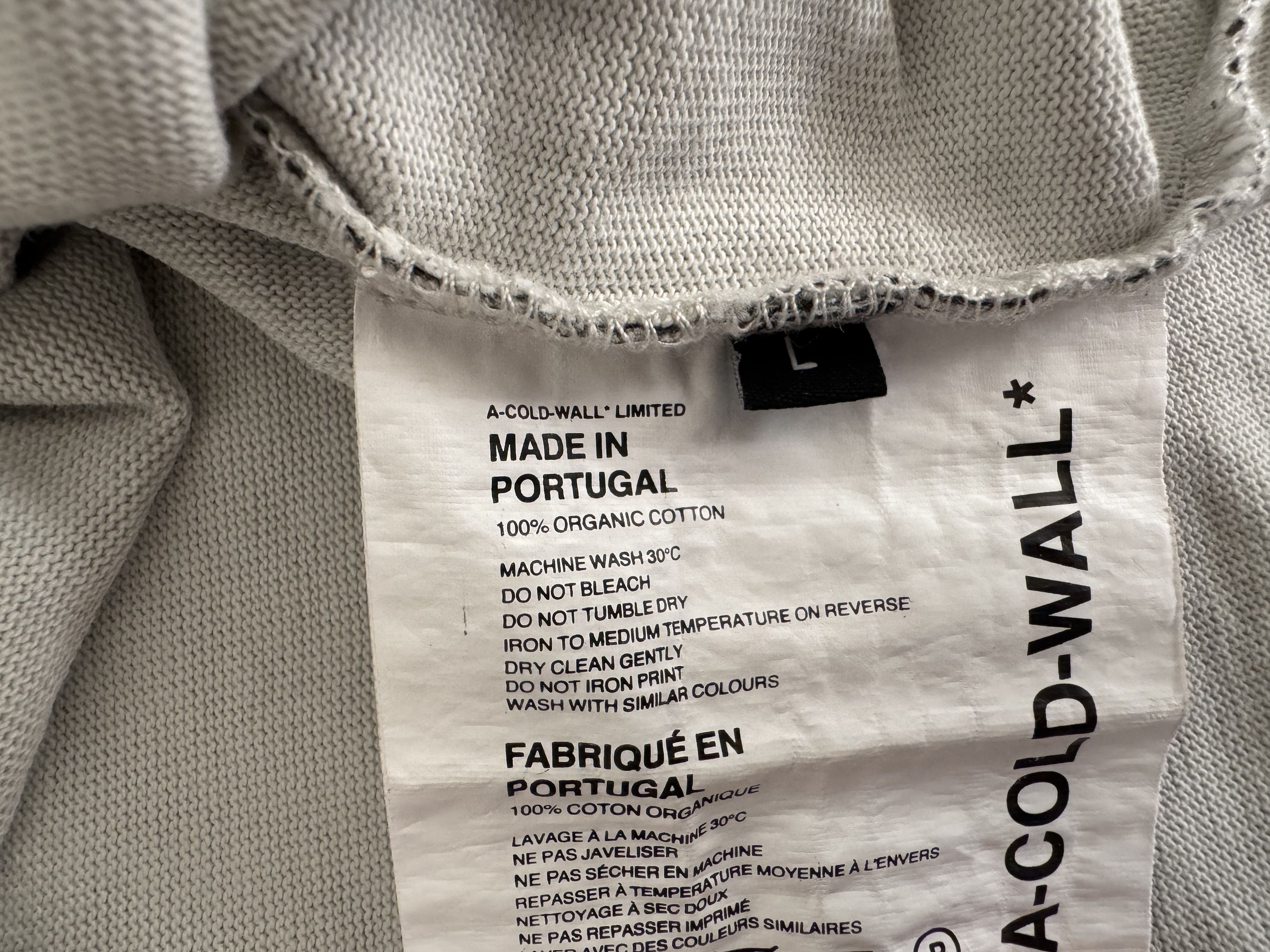 A-COLD-WALL* Brushstroke Tee (Chalk) Size US L / EU 52-54 / 3 - 6 Thumbnail