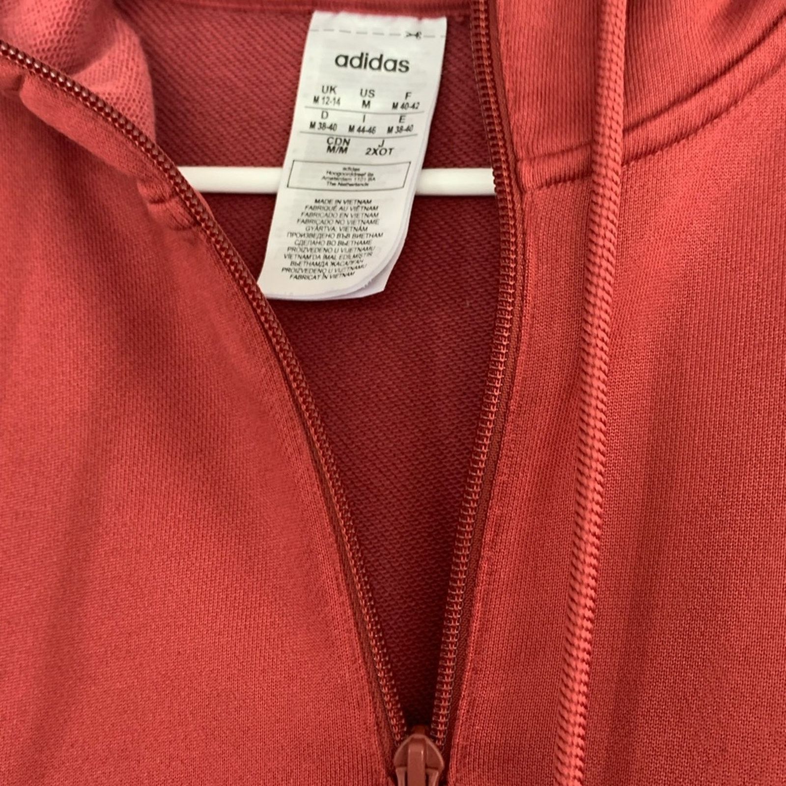 Adidas MENS ADIDAS COTTON POLY ZIP HOODIE SIZE MEDIUM LIKE NEW Size US M / EU 48-50 / 2 - 3 Thumbnail