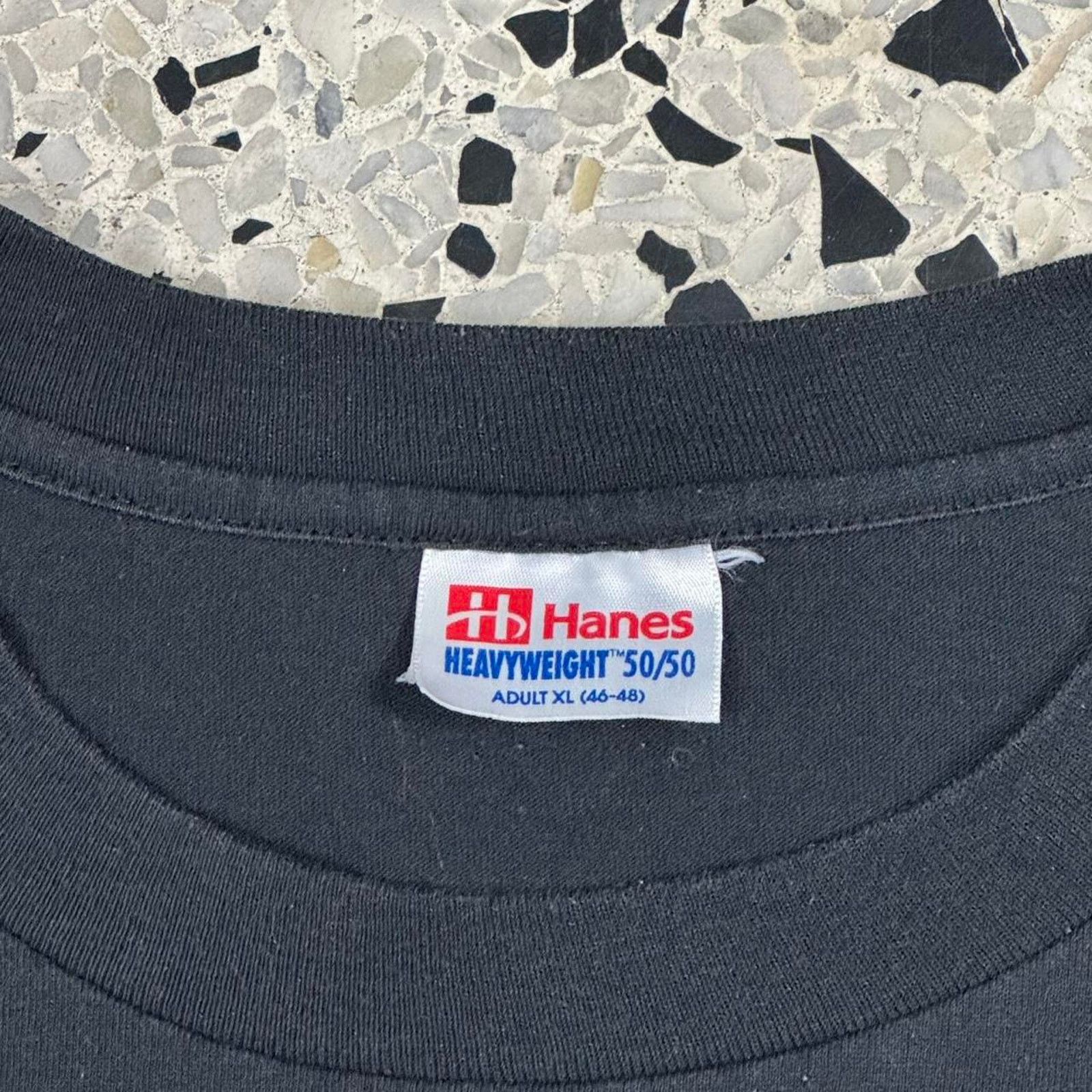 Hanes × Vintage VINTAGE 90S SINGLE STITCH FARMERS INSURANCE GROUP TEE: Size US XL / EU 56 / 4 - 3 Thumbnail