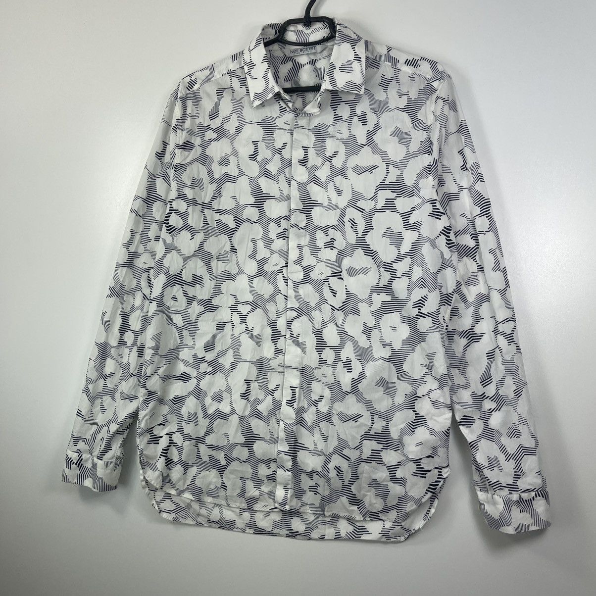 Neil Barrett NEIL BARRETT Shirt Long Sleeve Italy Shirt Size M Size US M / EU 48-50 / 2 - 4 Thumbnail