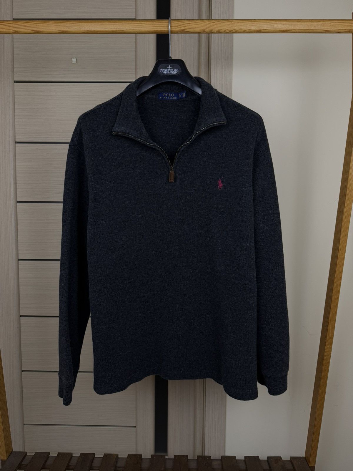 Polo Ralph Lauren Polo Ralph Lauren 1/4 Zip Vintage Sweatshirt PRL Size US XL / EU 56 / 4 - 1 Thumbnail