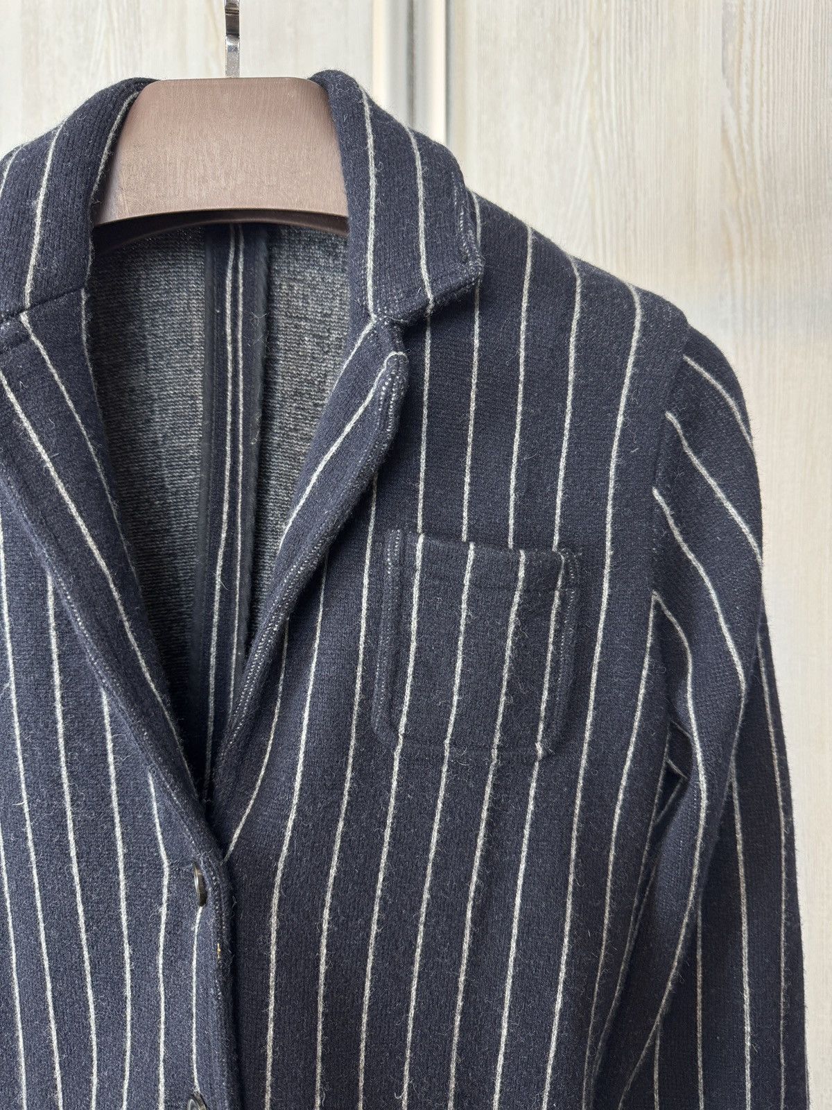 Ralph Lauren Ralph Lauren wool cashmere striped stretch blazer Size S / US 4 / IT 40 - 4 Thumbnail