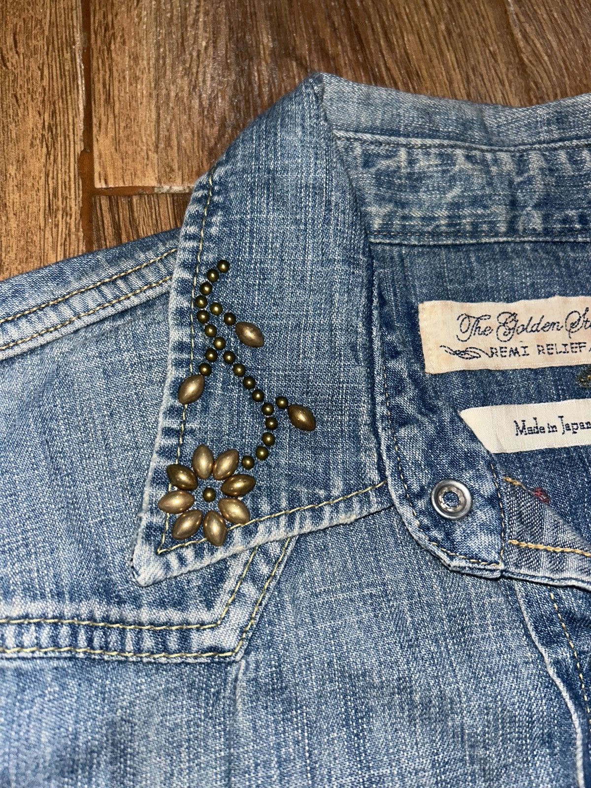 Remi Relief Remi Relief Embroidery Western Denim Shirt Size S / US 4 / IT 40 - 9 Thumbnail