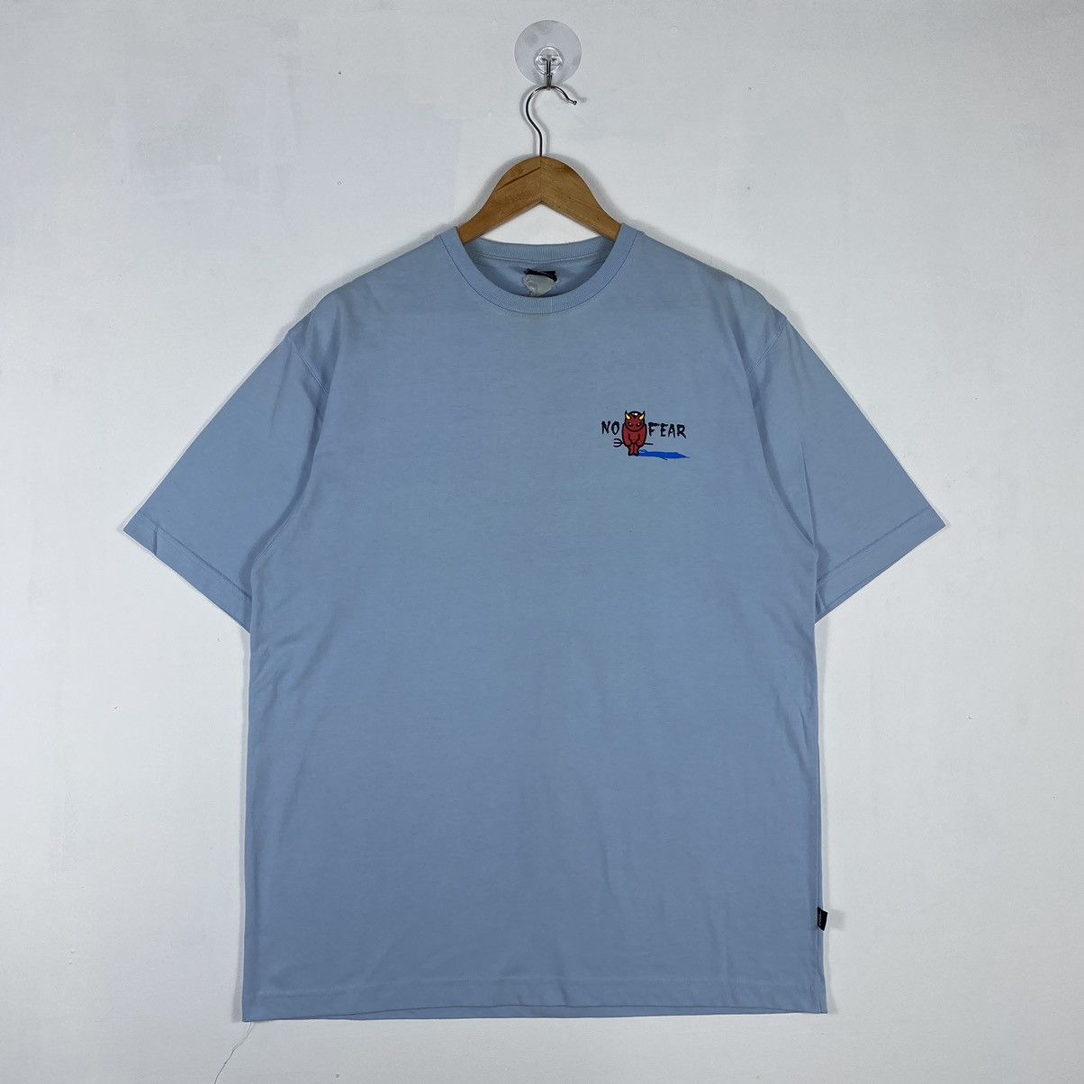 No Fear Vintage 90's NO FEAR USA Big Logo Skate Streetwear Tee Size US L / EU 52-54 / 3 - 4 Thumbnail