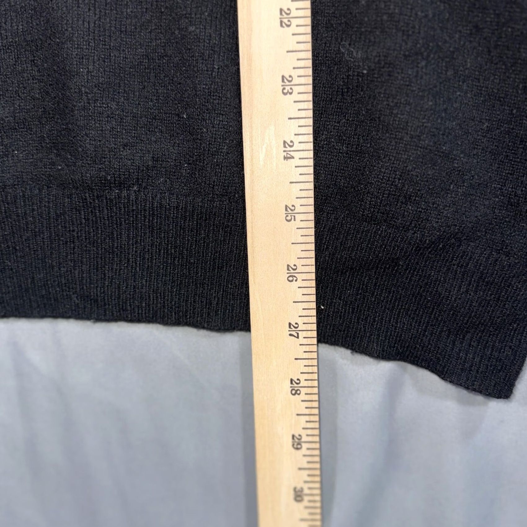 Joseph Joseph & Lyman Sweater Mens Large Black 100% Cashmere Polo Knit Pullover Size US L / EU 52-54 / 3 - 7 Thumbnail
