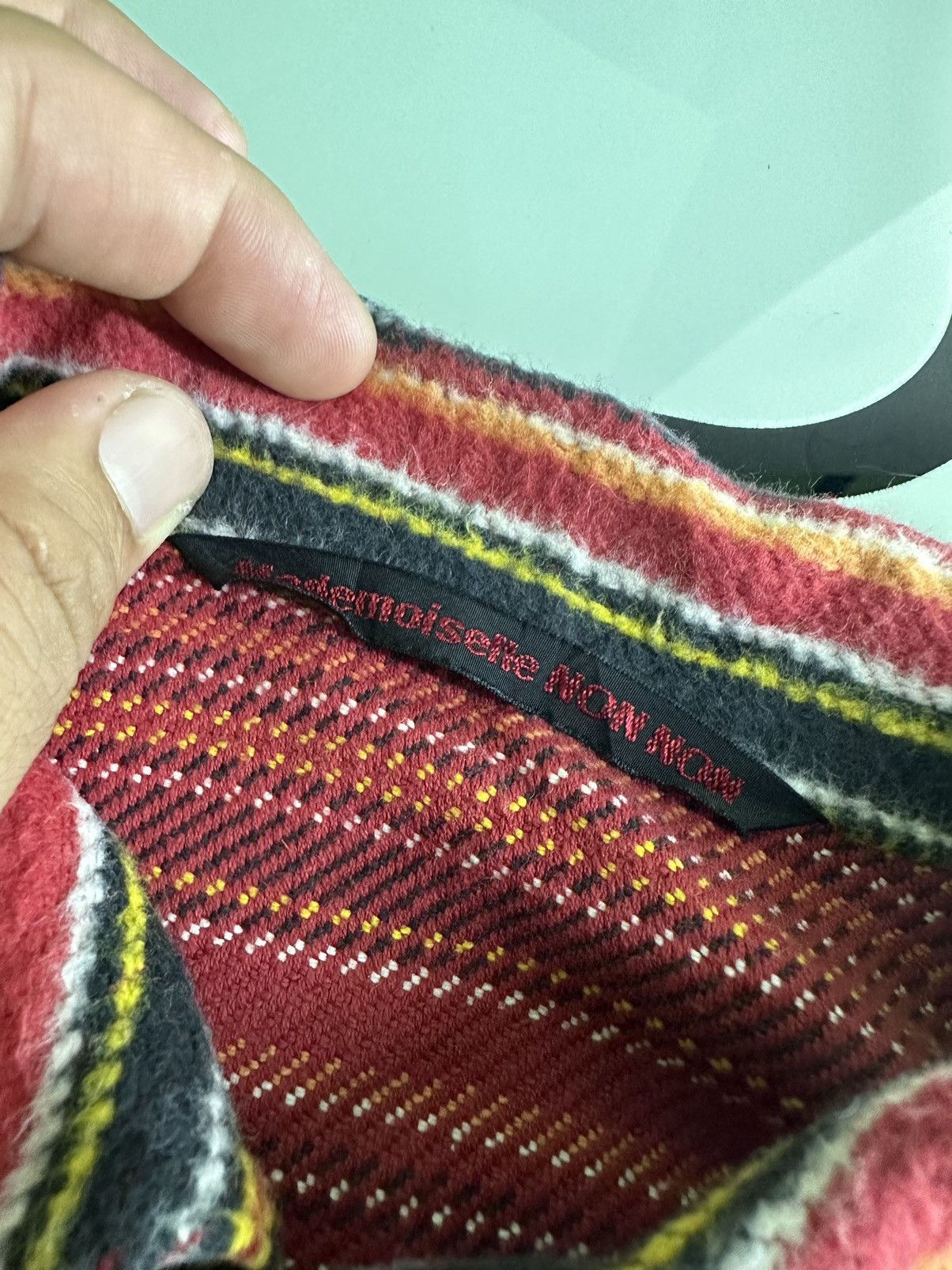 Issey Miyake × Japanese Brand × Mademoiselle Non Non Vintage Mademoiselle Non Non Rainbow Jakcet Size US M / EU 48-50 / 2 - 6 Thumbnail