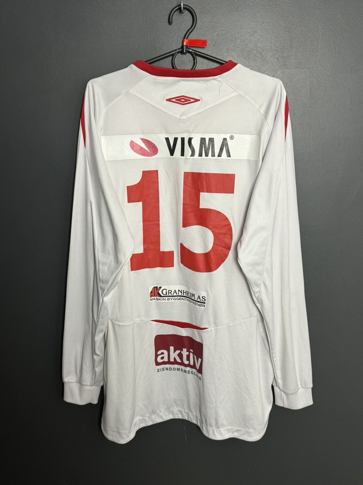 Umbro Fjellhamar FK Away Match Worn Football Soccer Jersey T-Shirt Size US XL / EU 56 / 4 - 2 Thumbnail