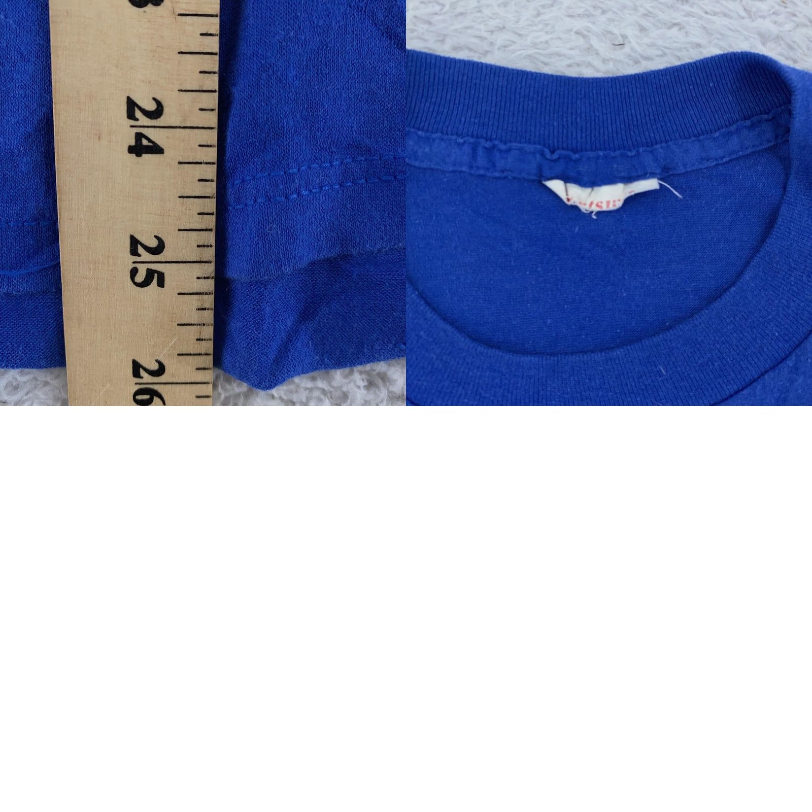 Vintage VINTAGE Sportswear T-Shirt Blue Shirt Mens S Crew Neck Short Sleeve Cotton Solid 80s Minimalist Classic CNNonsense Size US S / EU 44-46 / 1 - 8 Thumbnail