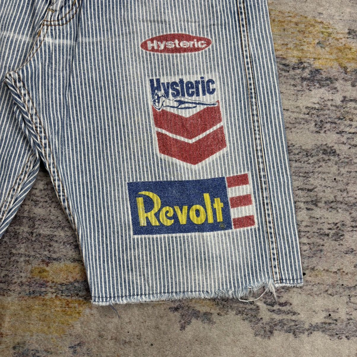 Hysteric Glamour Vintage 90s Hysteric glamour hickory short carpenter pants Size US 31 - 4 Thumbnail