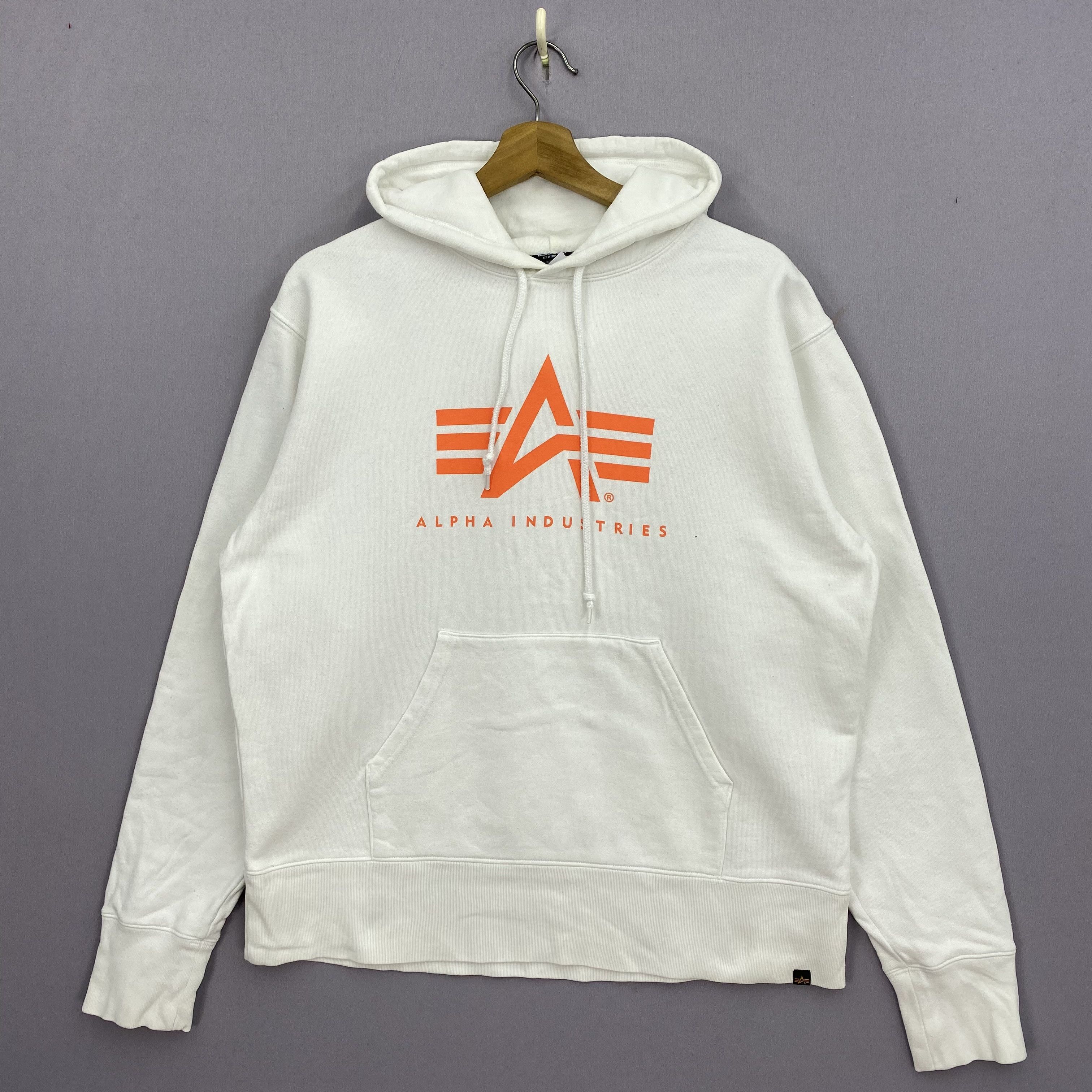 Alpha Industries Vintage Alpha Industries Sweater Hoodie Sweatshirt Jumper Size US M / EU 48-50 / 2 - 1 Thumbnail