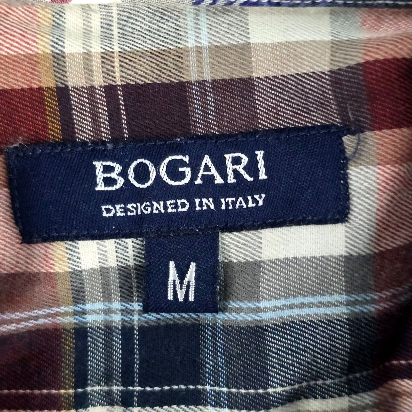 Vintage Bogari Button Down Shirt M Plaid Italy Fall Size US M / EU 48-50 / 2 - 7 Thumbnail